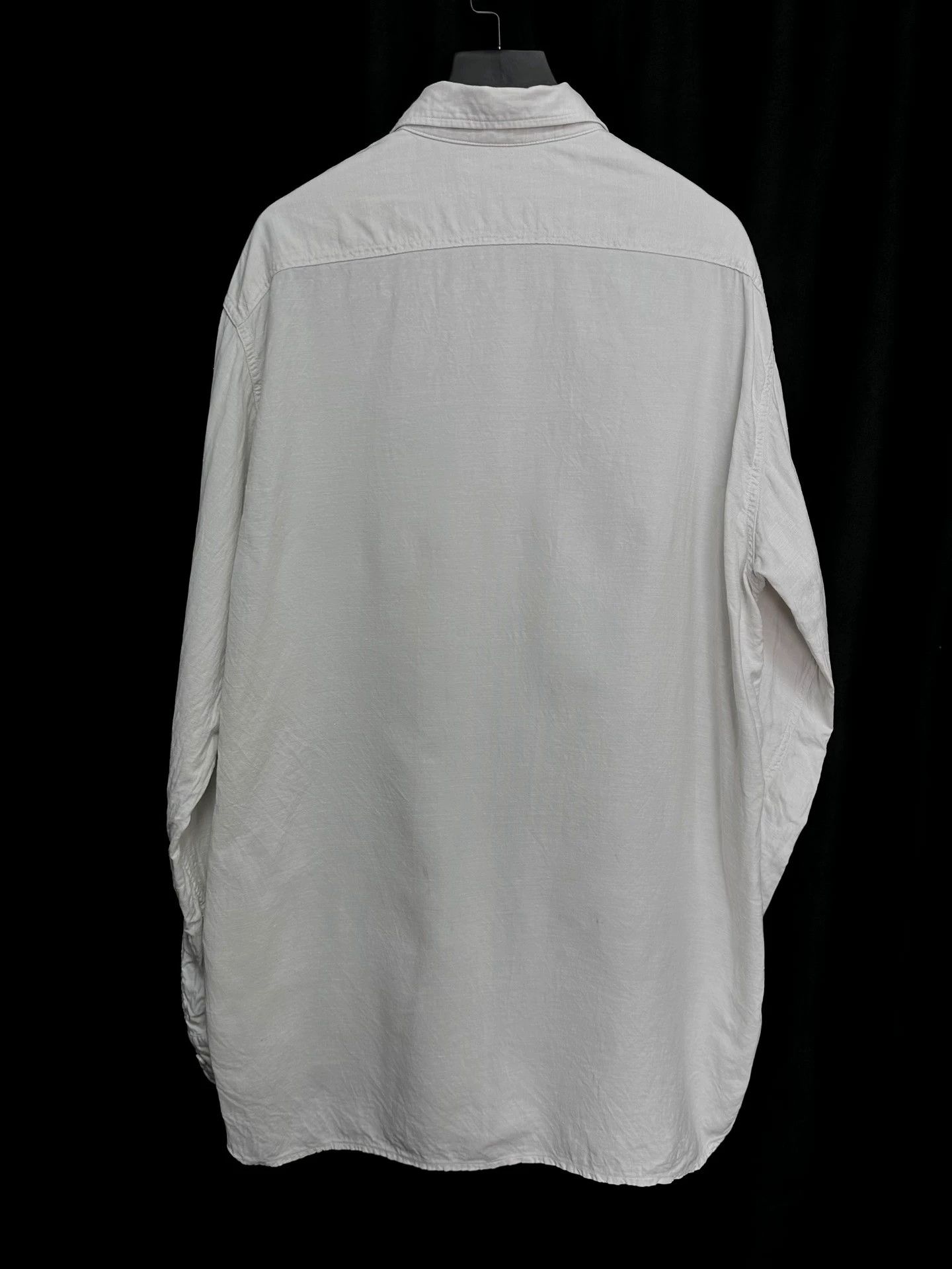 Other Kaval Vintage Linen-Cotton Old Money Cream Shirt Size US M / EU 48-50 / 2 - 2 Thumbnail