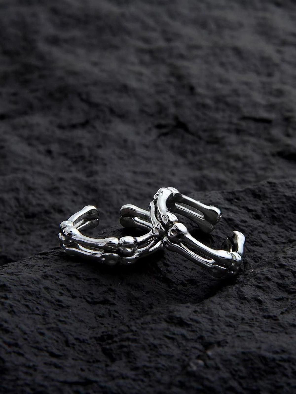 Japanese Brand Skeleton Bone Ring Size ONE SIZE - 4 Thumbnail