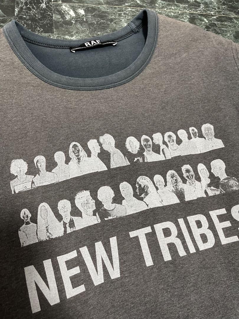 Raf Simons × Raf by Raf Simons Reversible "NEW TRIBES" Tee Size US M / EU 48-50 / 2 - 10 Thumbnail