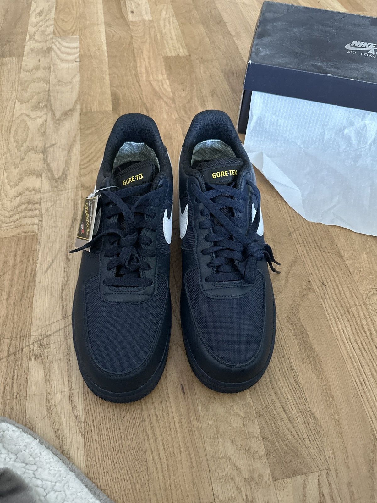Nike Nike Air Force 1 GORE-TEX Obsidian – DS Size 13 Size US 13 / EU 46 - 4 Thumbnail