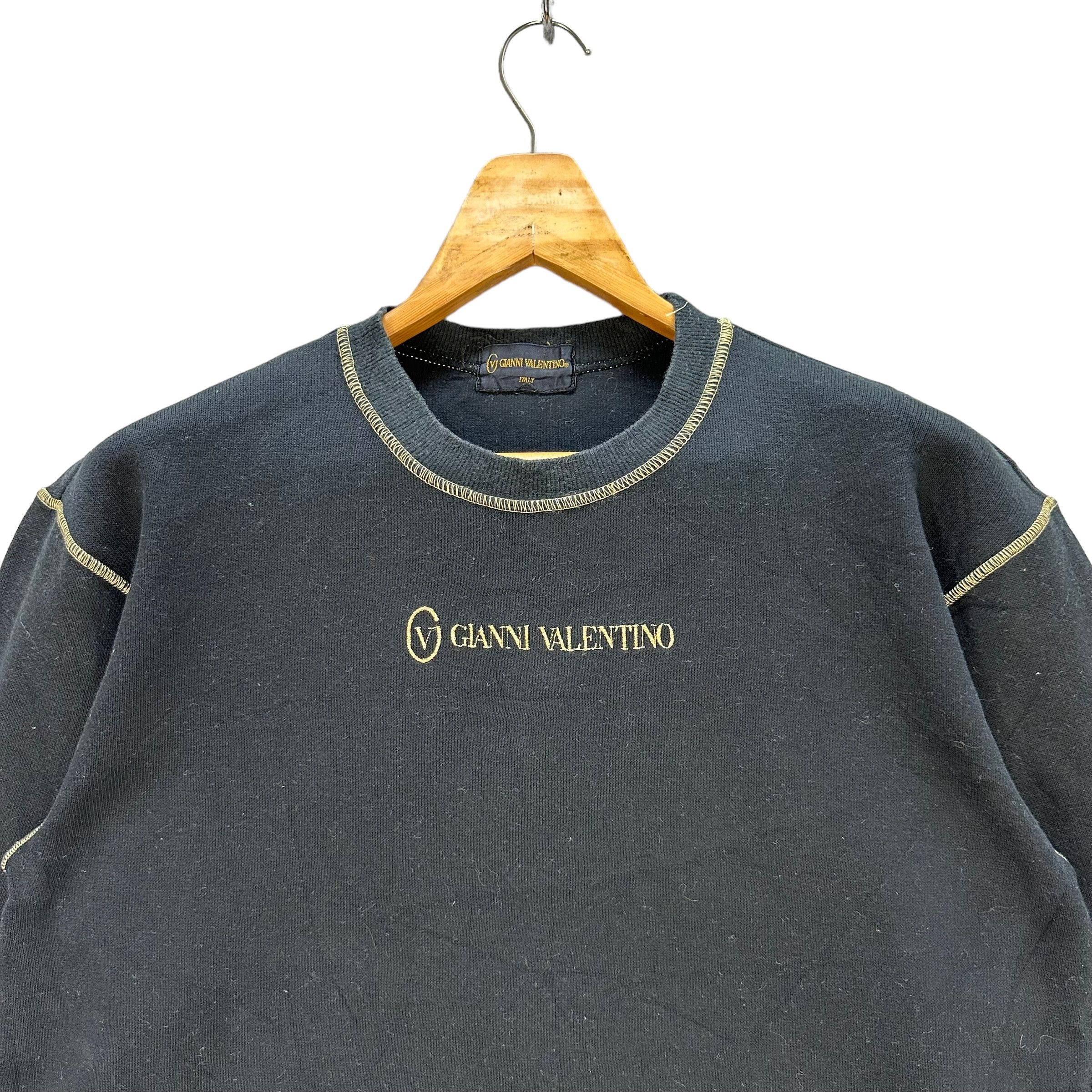 Gianni Valentino Gianni Valentino Embroidery Center Logo Sweater #A1-0014 Size US S / EU 44-46 / 1 - 2 Thumbnail