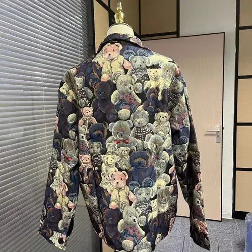 Welcome Stranger Korean coach jacket with bears loose oversize Size US L / EU 52-54 / 3 - 9 Thumbnail
