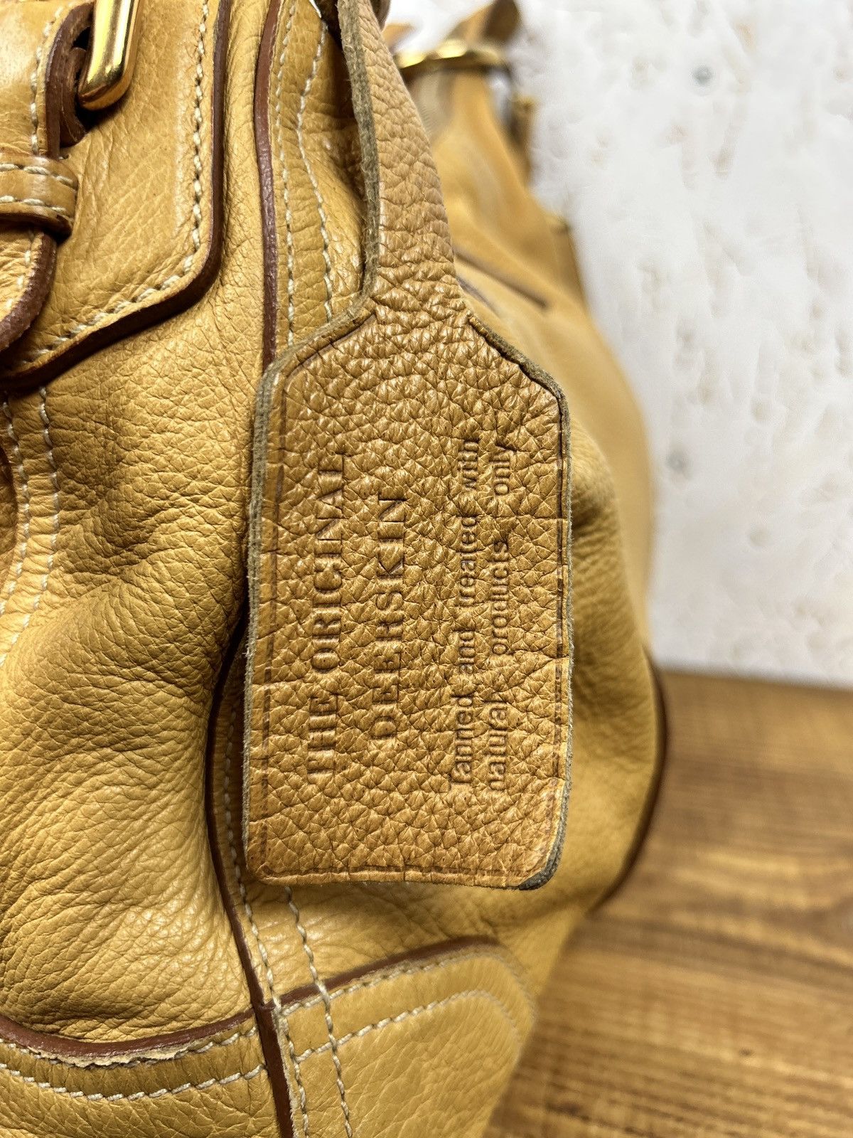 Prada Prada Deerskin Leather Handbag Shoulder Bag Size ONE SIZE - 7 Thumbnail