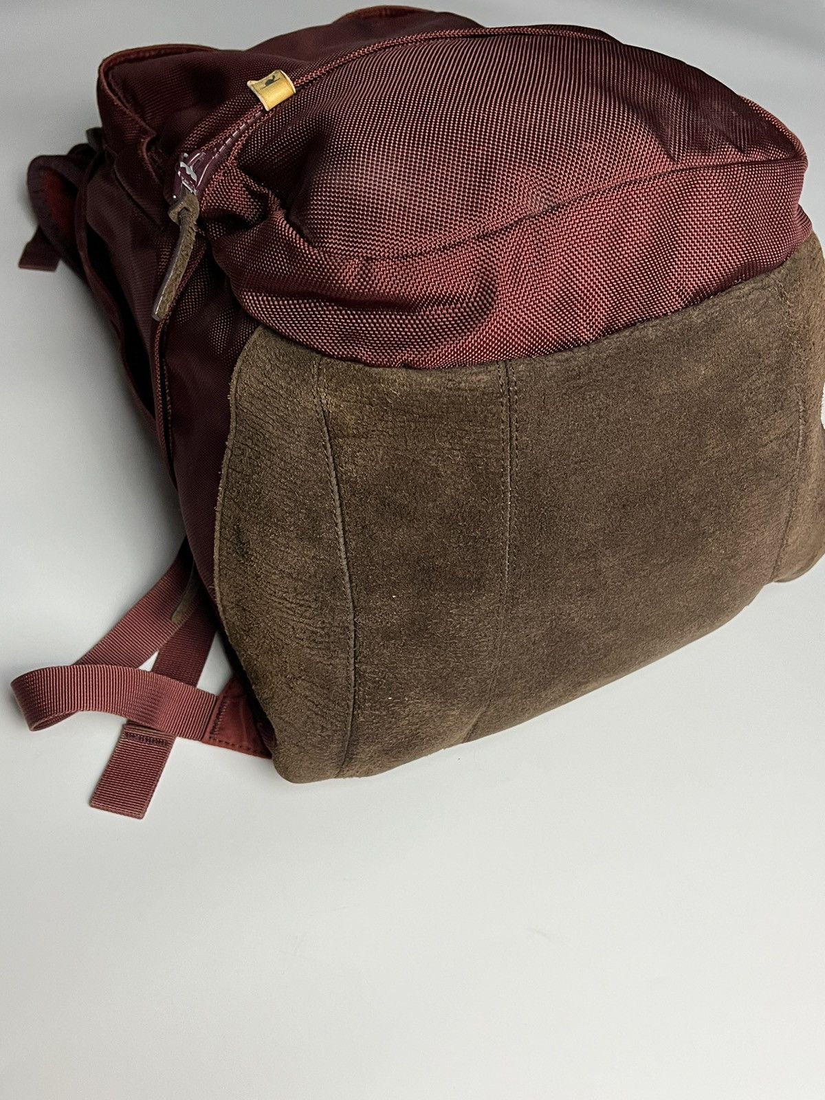 Visvim Visvim SS15 Ballistic Cordura 20L Backpack Burgundy w/ Suede Size ONE SIZE - 12 Thumbnail