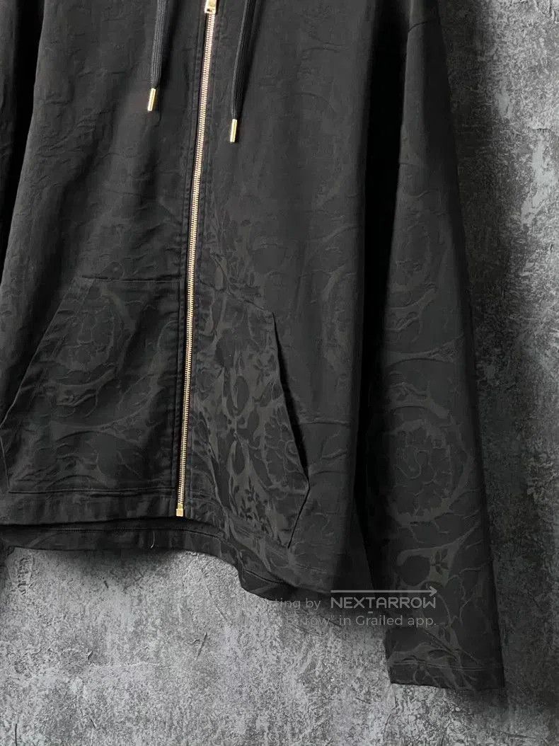 Versace VERSACE Dark Pattern Hooded Sweatshirt Jacket. Size US S / EU 44-46 / 1 - 4 Thumbnail