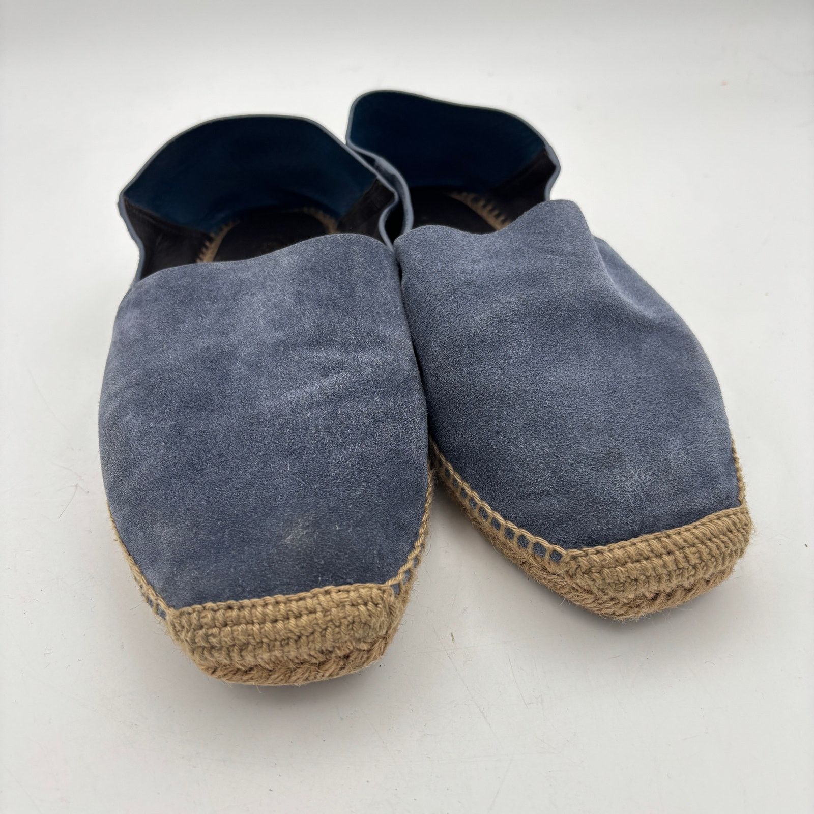 Ermenegildo Zegna Ermengildo Zegna Suede Espadrilles Navy Men's 8.5 Size US 8.5 / EU 41-42 - 11 Thumbnail