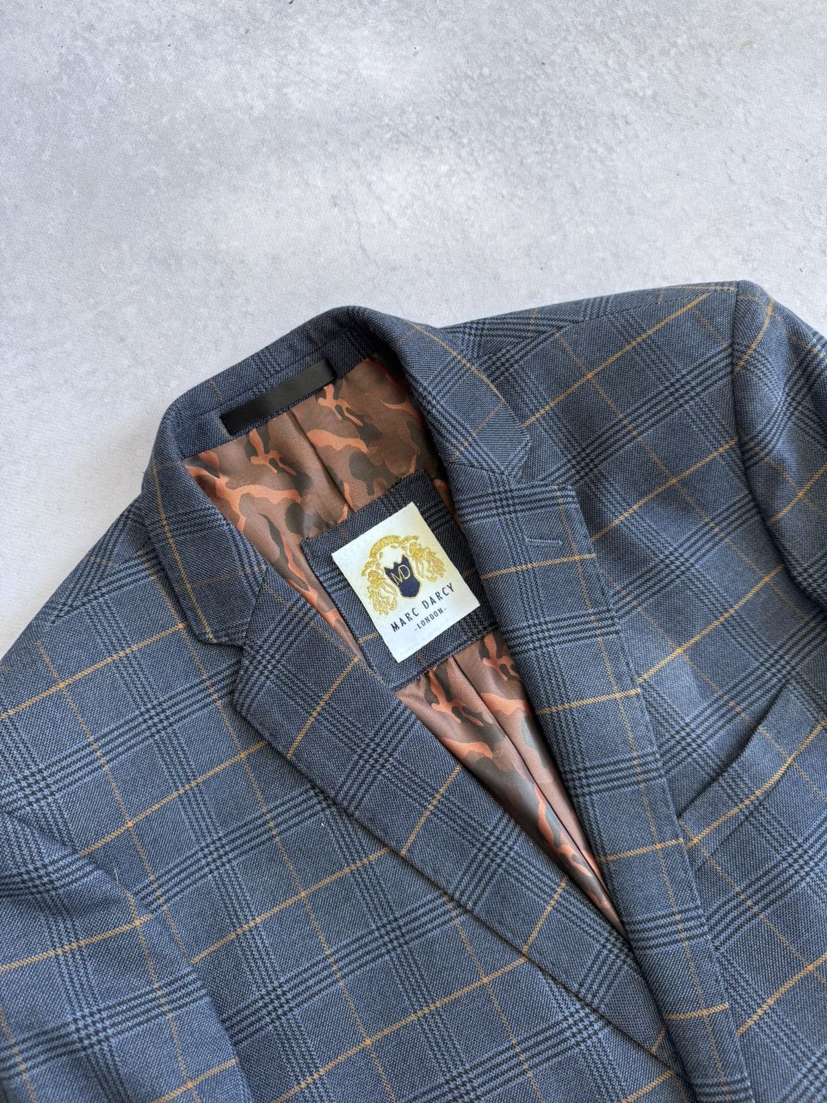 Other Marc Darcy Jenson Wool Classic Suit Set 3-Piece Size M Size 34R - 7 Thumbnail