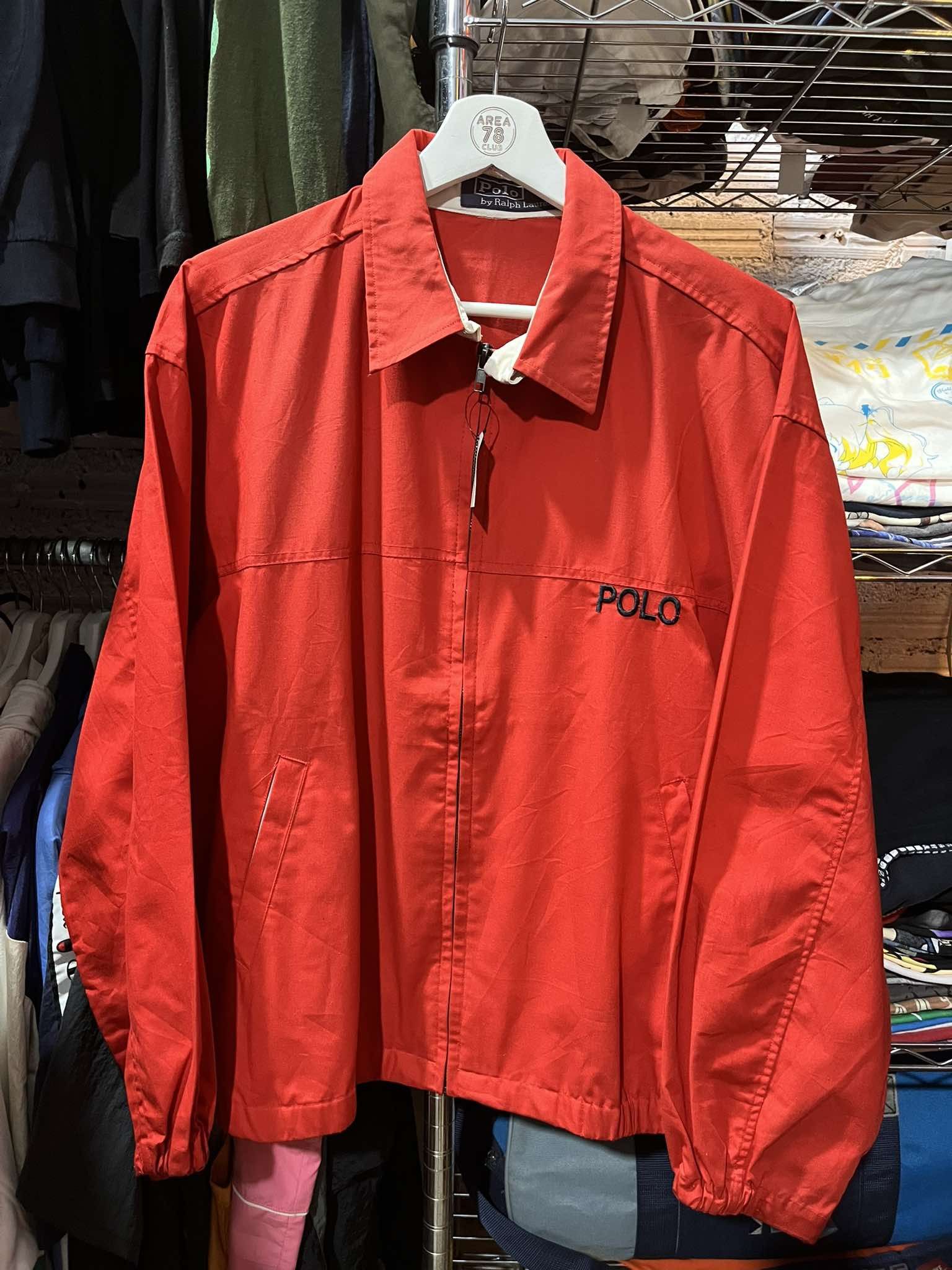 Polo Ralph Lauren × Vintage Polo Ralph Lauren Red Bomber Jacket