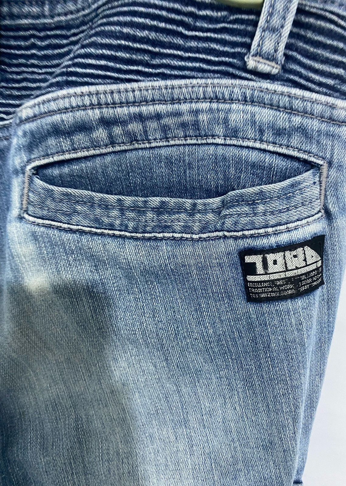 Japanese Brand Japanese Brand Tora Biker style Jeans Size US 30 / EU 46 - 6 Thumbnail