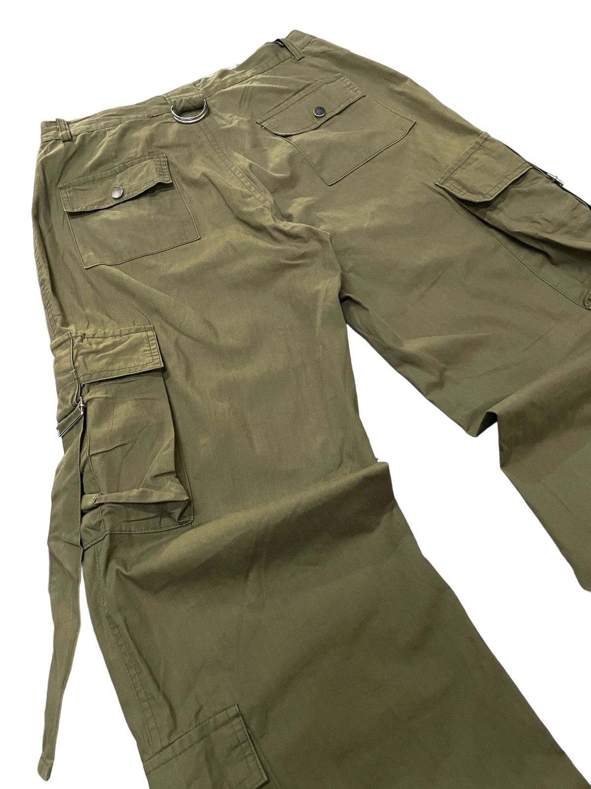 Japanese Brand × Junya Watanabe Atlantis Japan Wide Baggy Loose Parachute Cargo Pants Size US 31 - 18 Thumbnail