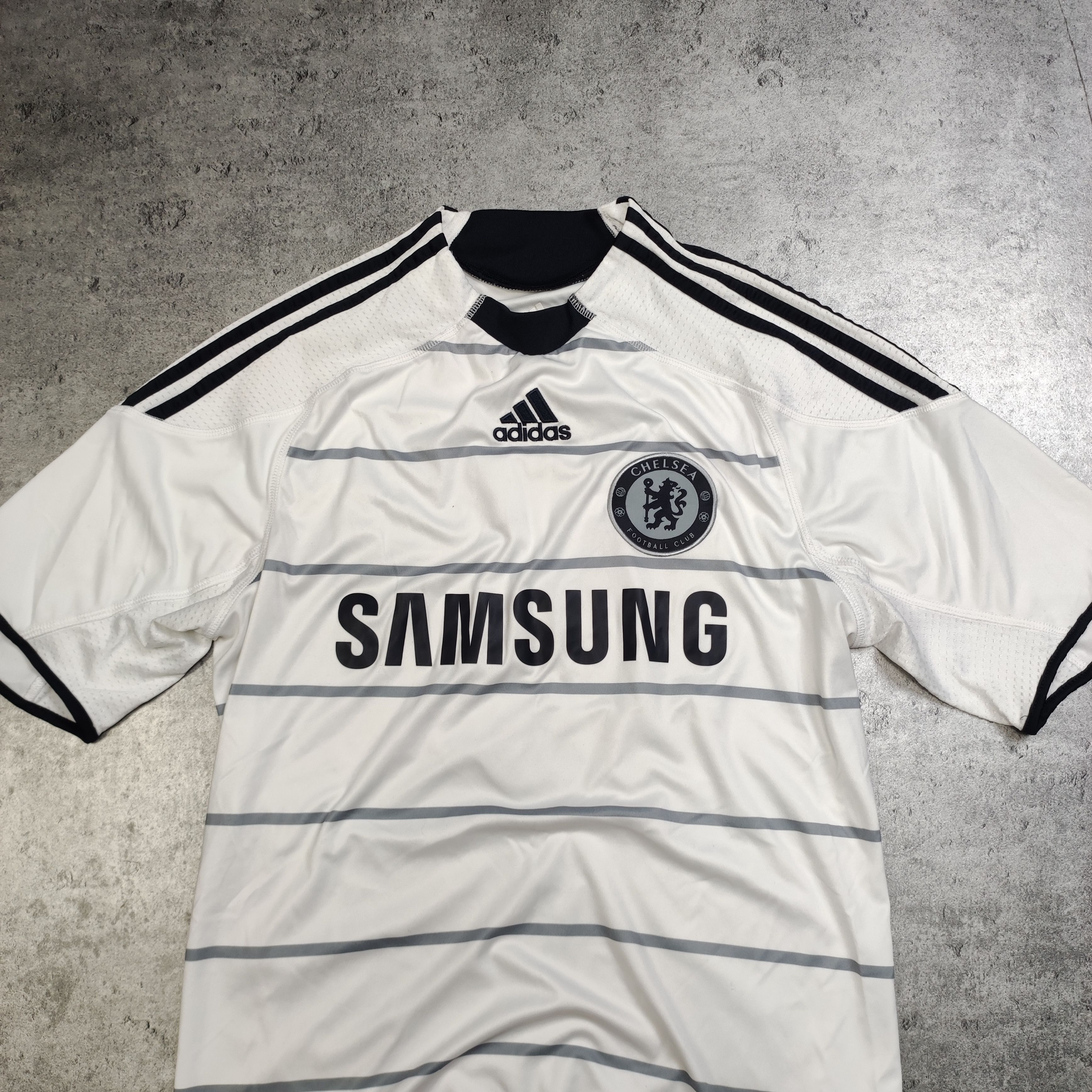 Chelsea Soccer × Vintage Vintage RARE 2009 Third Chelsea London Adidas Jersey Size US S / EU 44-46 / 1 - 3 Thumbnail