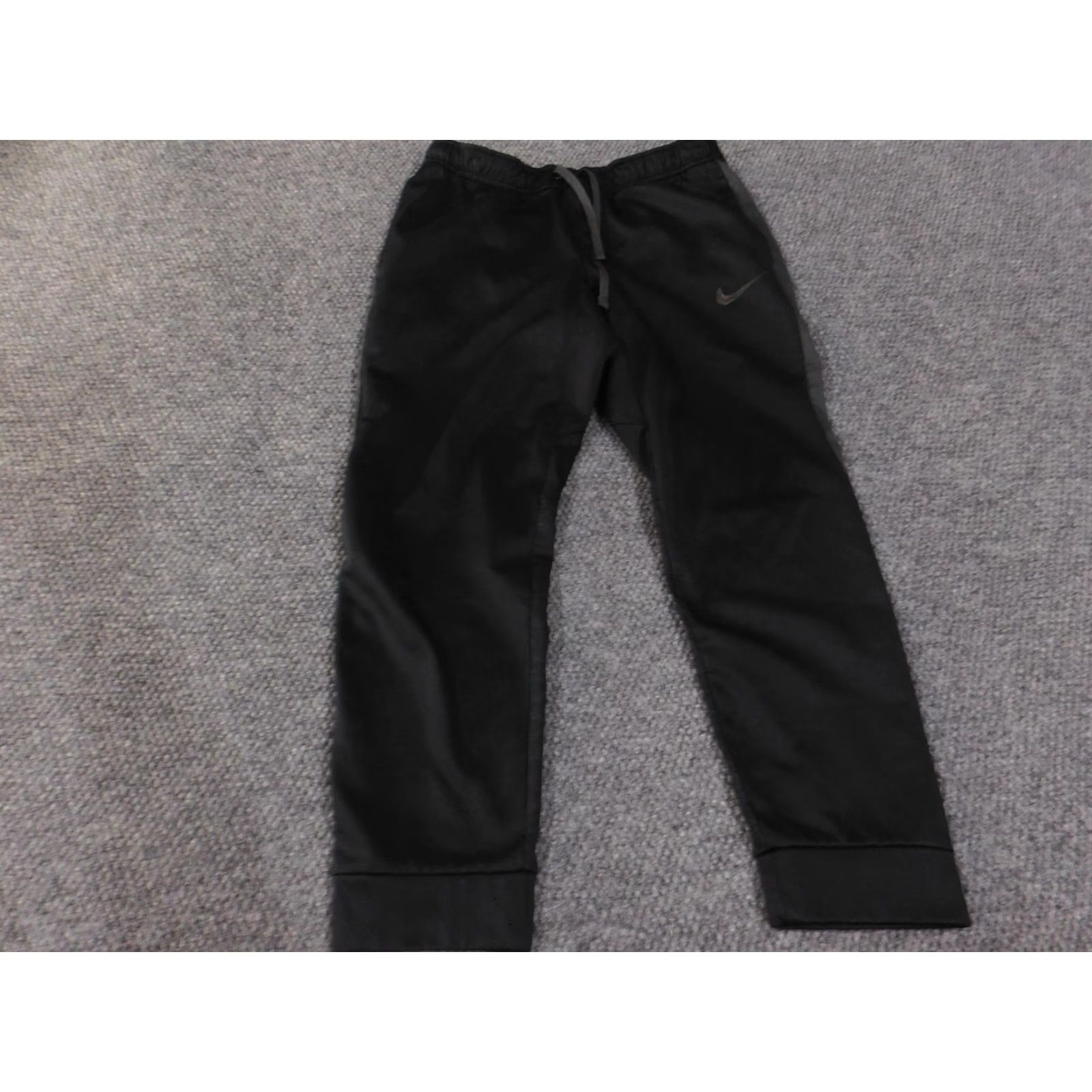 Nike Nike Therma-Fit Pants Mens Large Black Pro Training Joggers Athletic Polyester Size US 33 - 2 Thumbnail