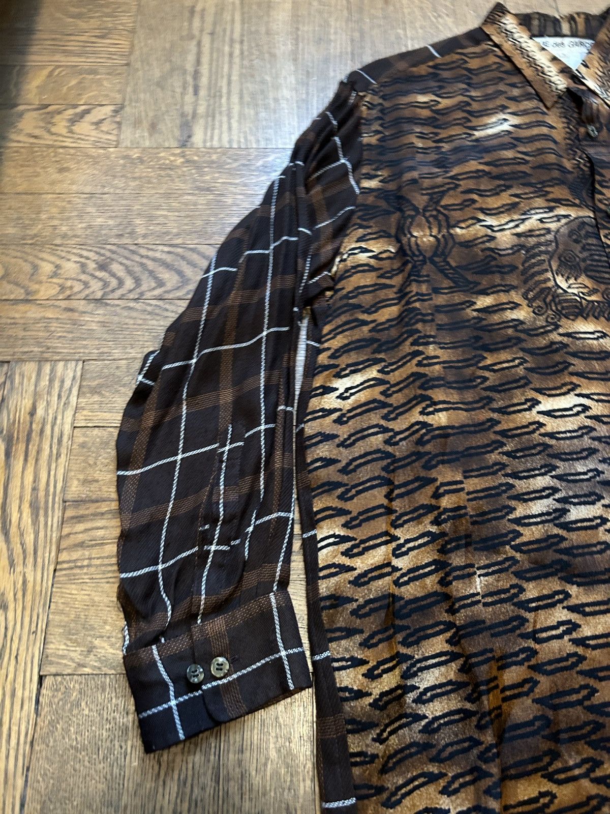 Comme des Garcons SS92 Tribal print Oversized Shirt Size US S / EU 44-46 / 1 - 3 Thumbnail