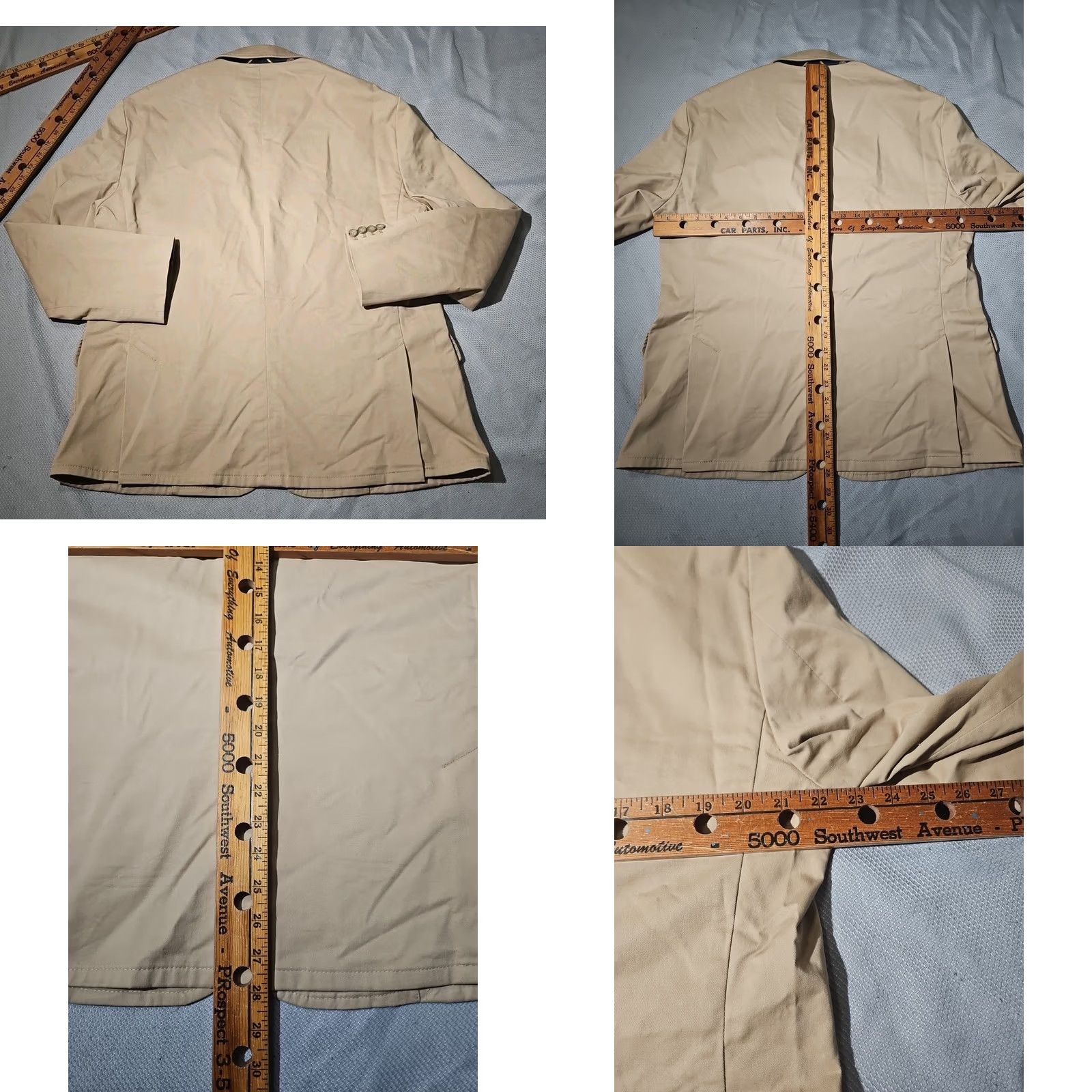 Ralph Lauren VINTAGE Polo Ralph Lauren Jacket Mens XL Beige Cotton Chino Blazer Unstructured Preppy Size US XL / EU 56 / 4 - 9 Thumbnail