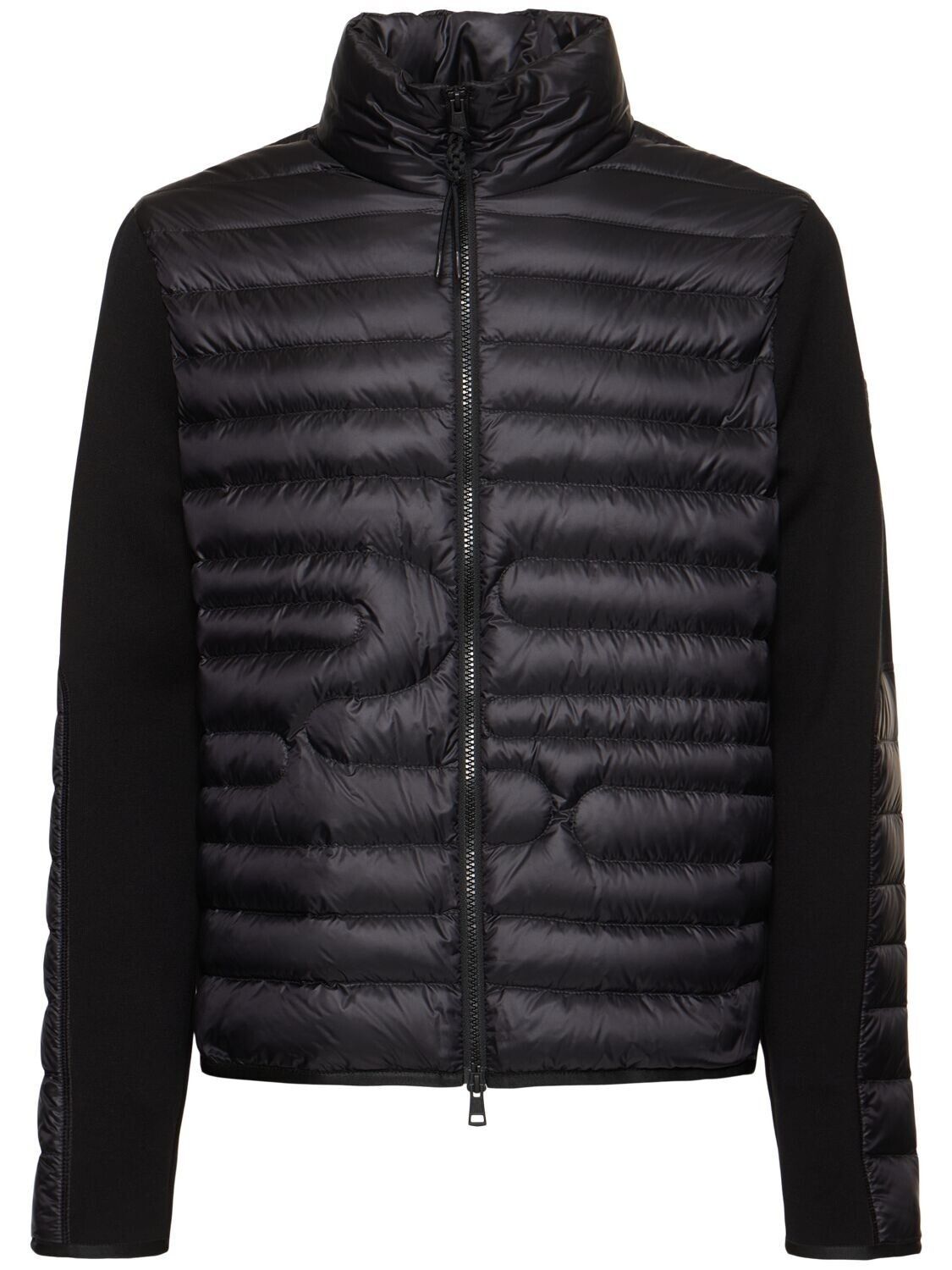 MONCLER Men's Black Down Cardigan New M