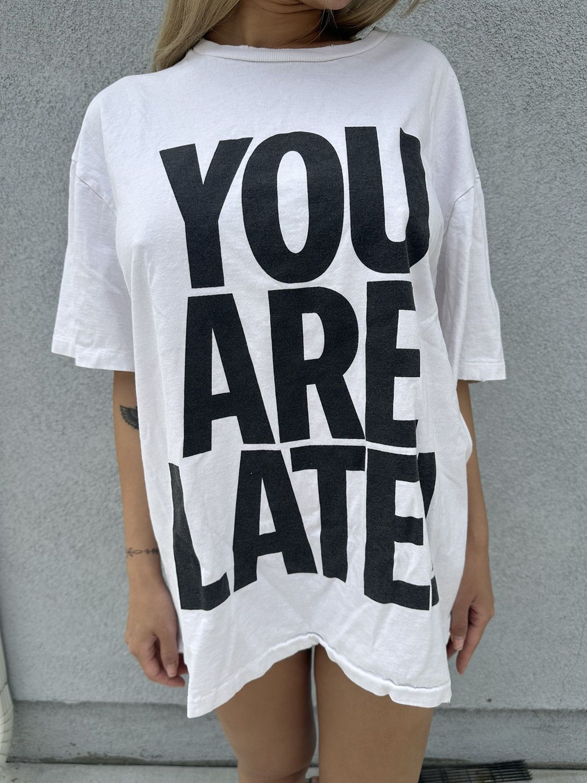 【GALLERY DEPT.】YOU ARE LATE Gallery Dept. Gallery dept you're late tee | Grailed