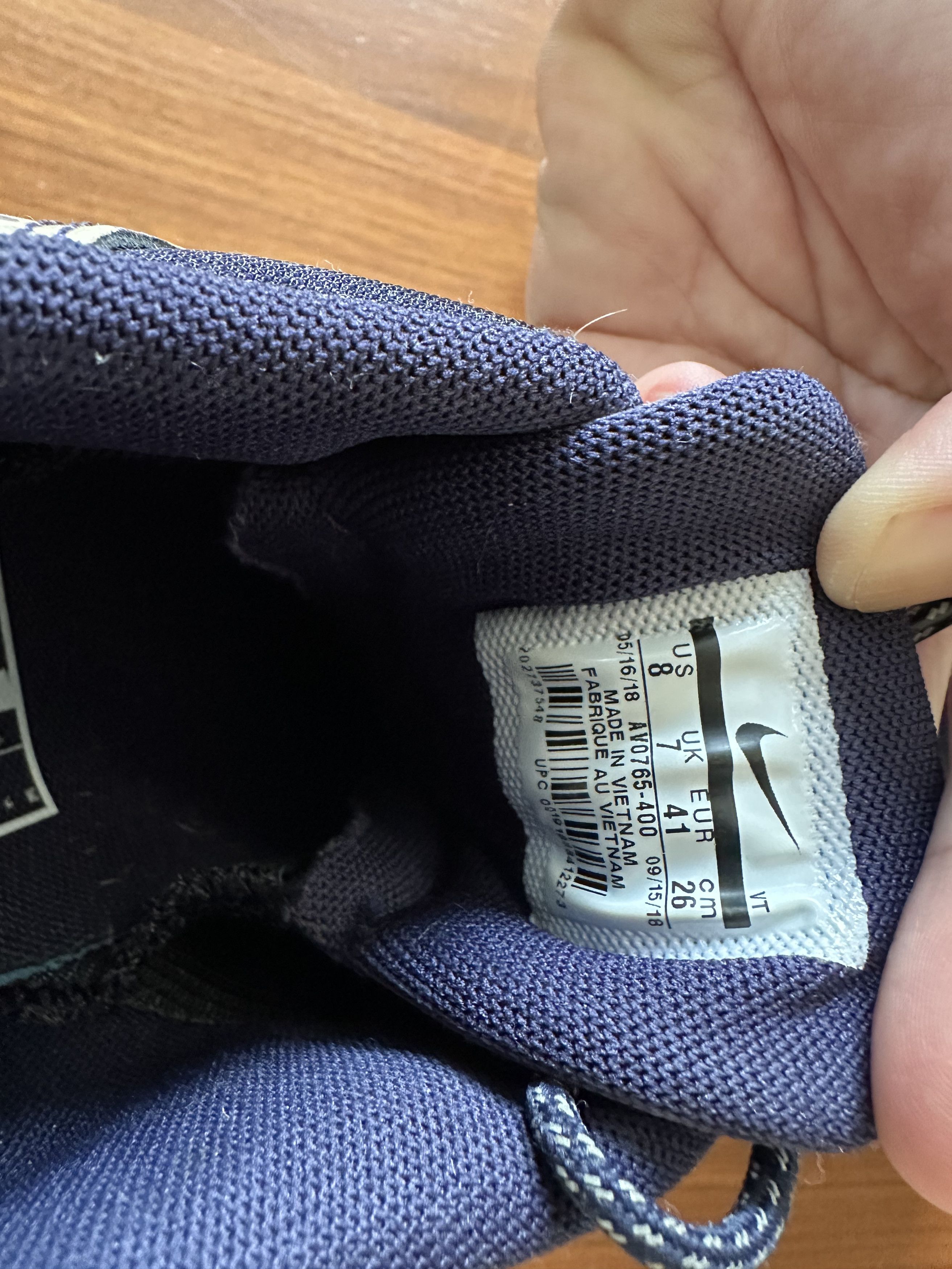 Nike Size 8 - Nike Air Max 95. Nike x Cav Empt Black Navy Camo Size US 8 / EU 41 - 10 Thumbnail