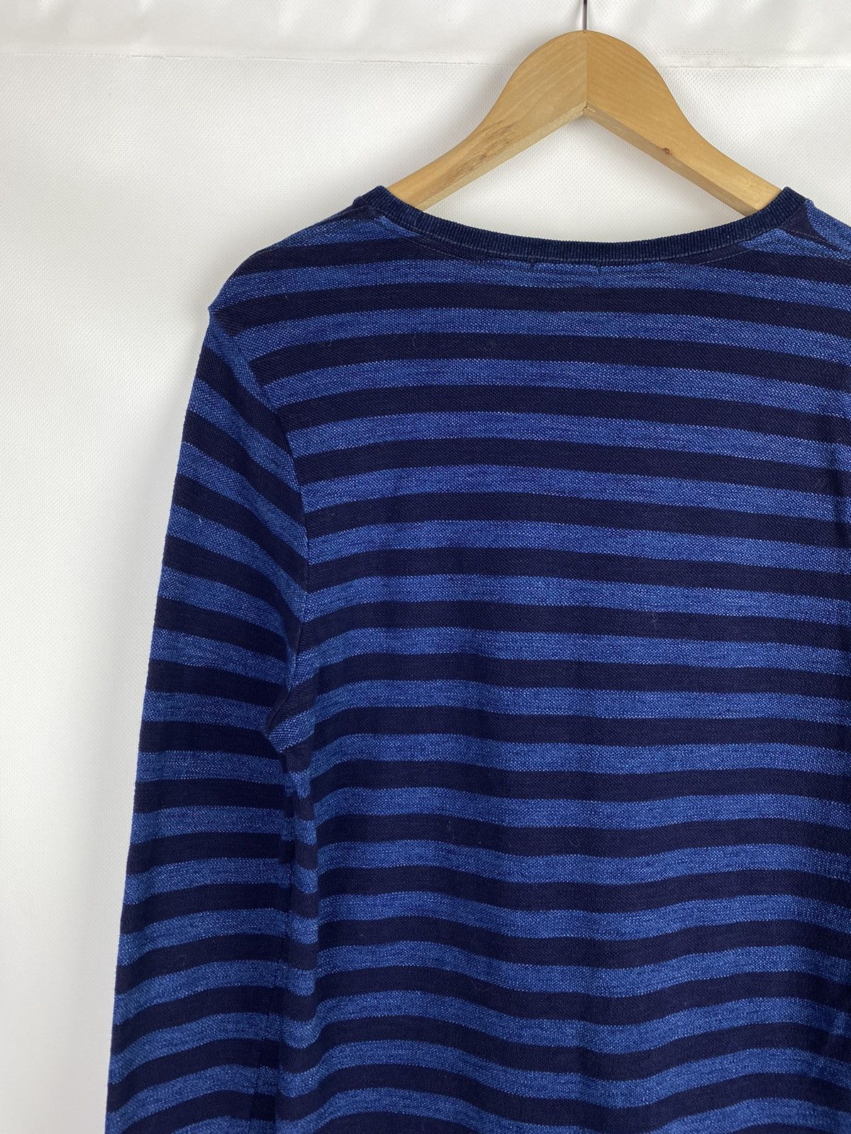 DENHAM × Japanese Brand Denham men’s striped sweatshirt pullover size S Size US S / EU 44-46 / 1 - 15 Thumbnail