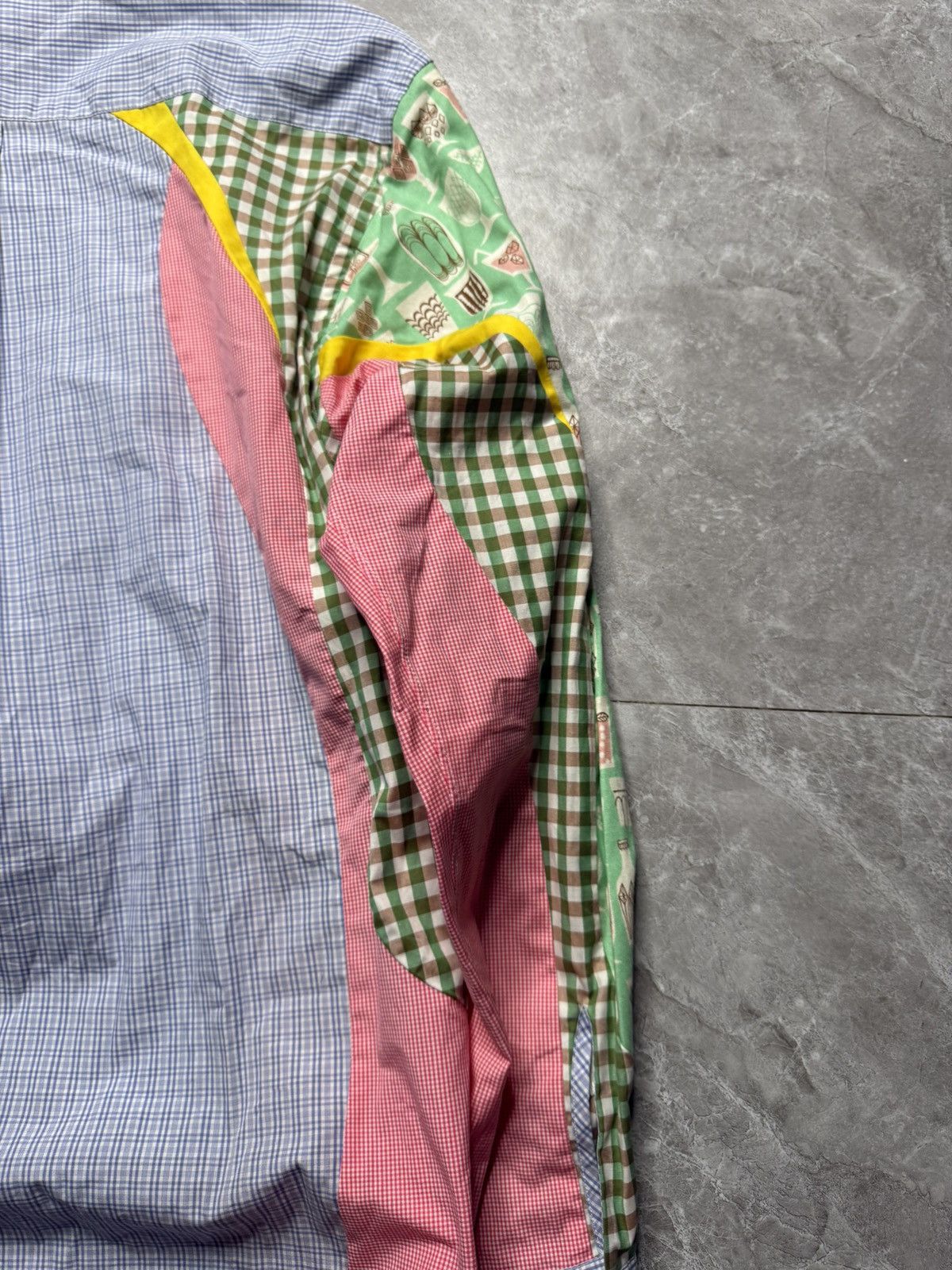 Comme des Garcons SHIRT CDG Shirt S/S 13 Patch Panneled Buttondown Size US XS / EU 42 / 0 - 6 Thumbnail