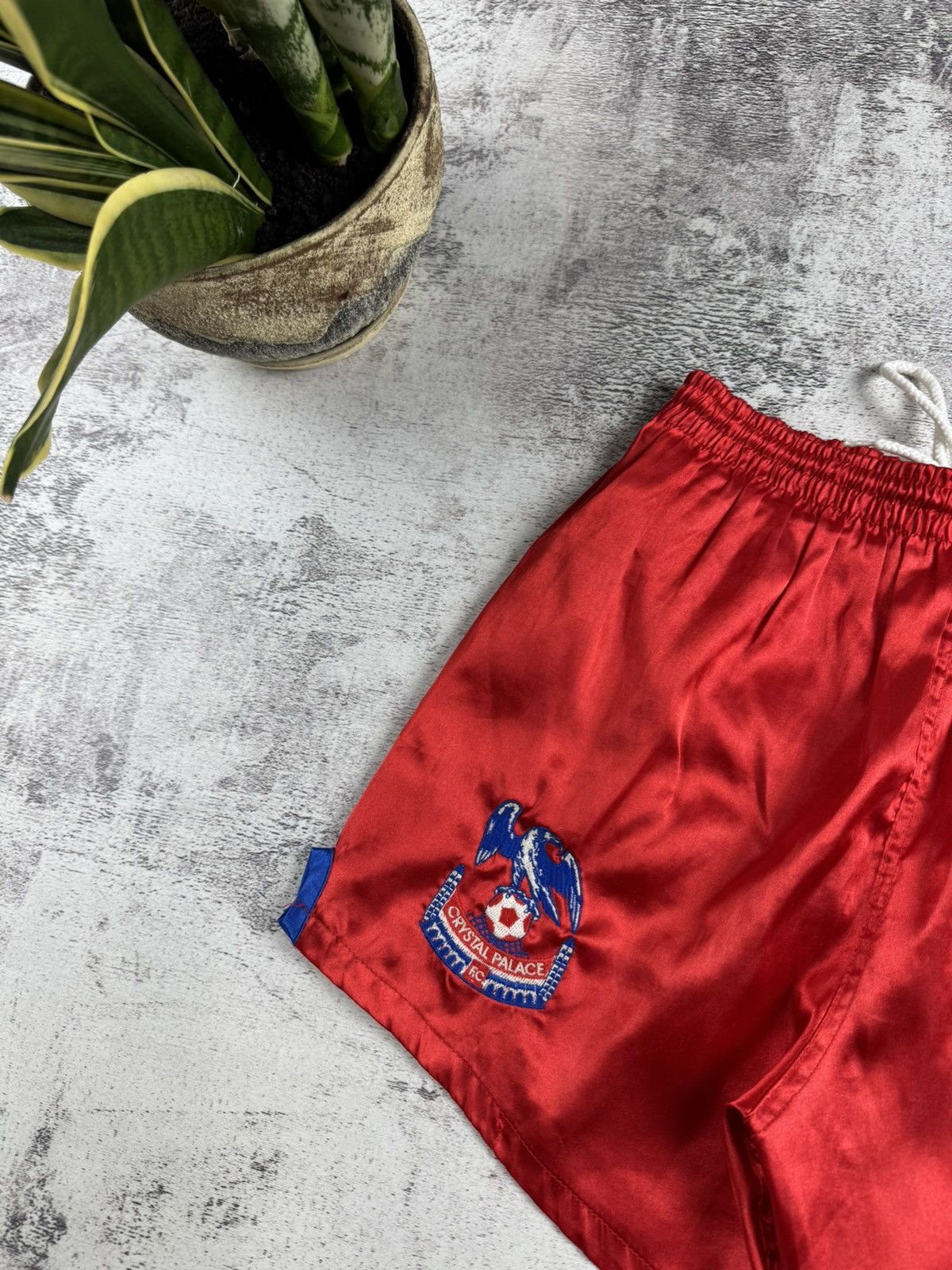 Nutmeg Crystal Palace 1994 Nutmeg Soccer Football Small Size Nylon Red Men’s Shorts Size US 30 / EU 46 - 4 Thumbnail