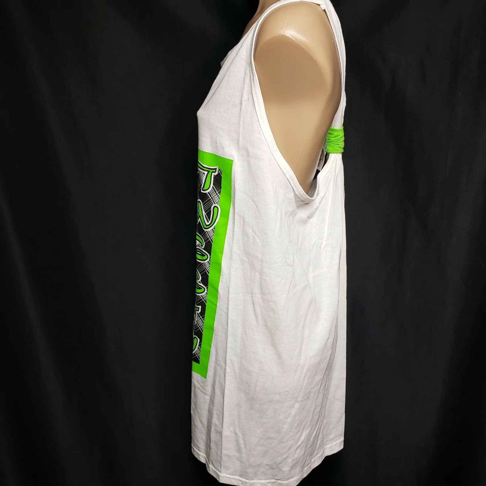 Vintage VINTAGE Tweety Bird Racerback Tank Top Looney Tunes One Size Reg Unisex Adult White 1990s Graphic Tee Shirt Size ONE SIZE - 5 Thumbnail