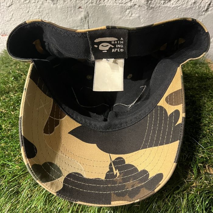 Bape Bape x Kaws 1st Camo Fitted Cap | Grailed