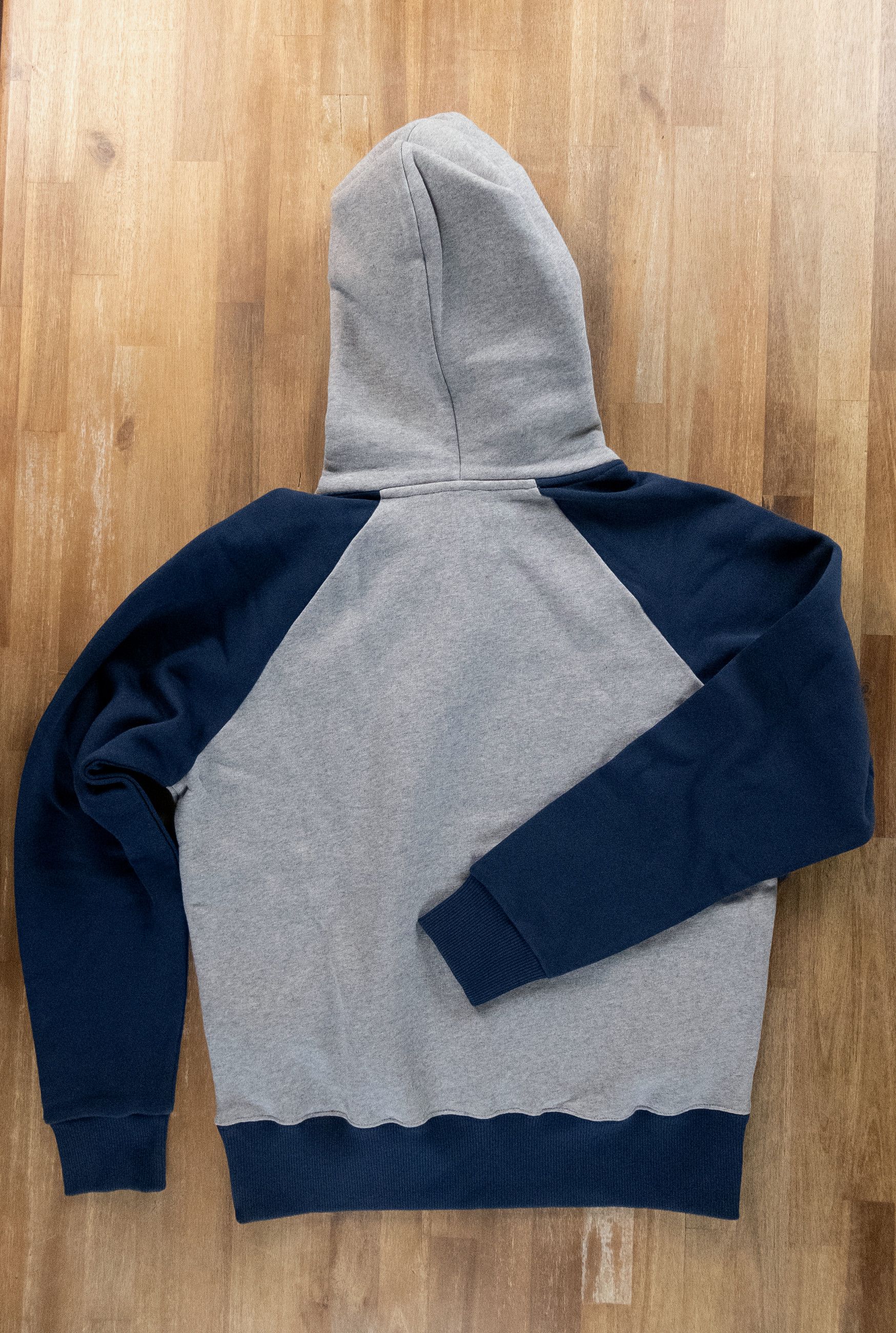 Kenzo KENZO gray & navy blue logo print hoodie sweatshirt Large Size US L / EU 52-54 / 3 - 11 Thumbnail