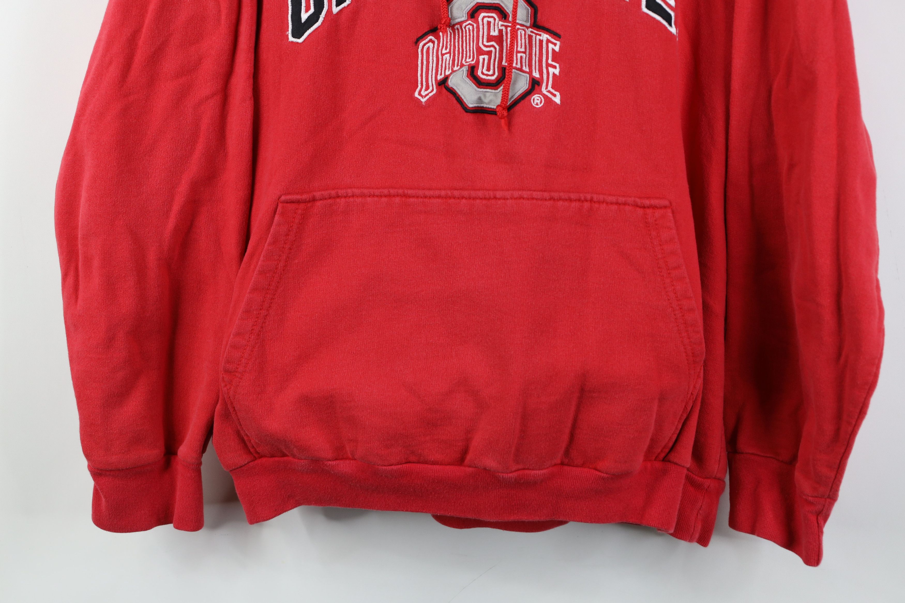 Vintage Vintage 90s Spell Ohio State University Hoodie Sweatshirt Size L / US 10 / IT 46 - 3 Thumbnail