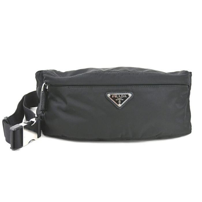 Prada PRADA waist bag body nylon black unisex 2VL034 99532f | Grailed