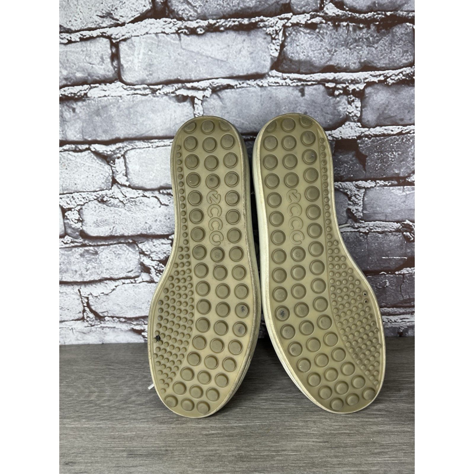 Ecco ECCO Soft 7 Stone Metallic Silver Leather Casual Sneakers Wo Size US 9 / IT 39 - 10 Thumbnail
