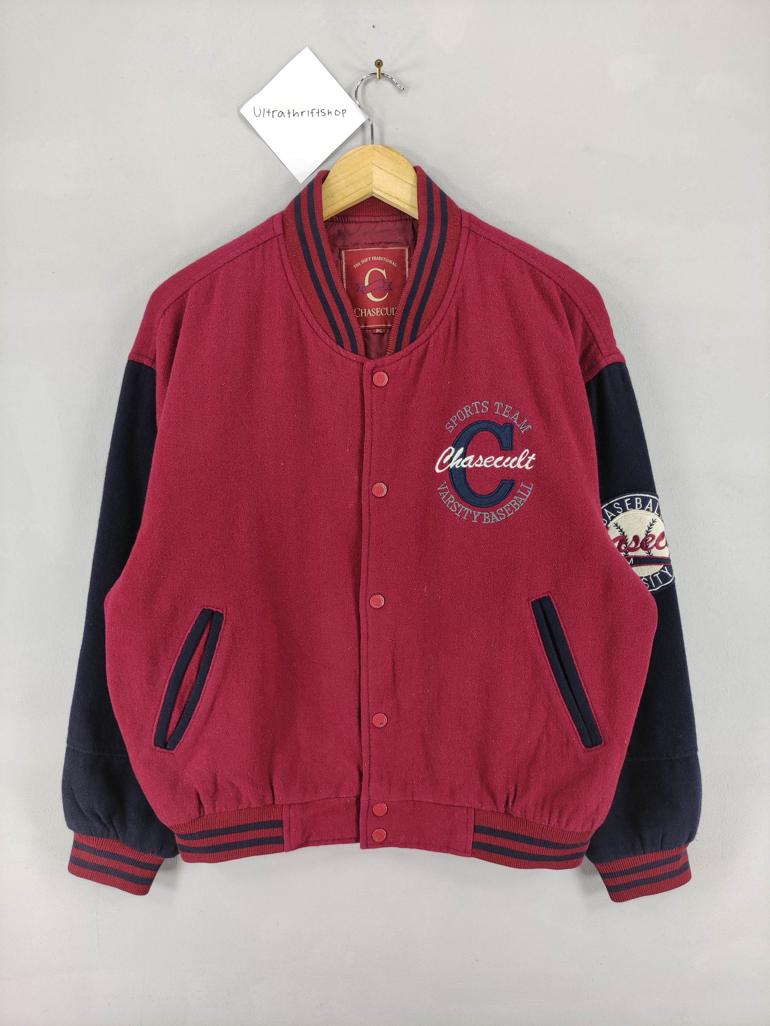 Vintage Vintage Chasecult Varsity Wool Snap Button Pacth Size US L / EU 52-54 / 3 - 1 Thumbnail