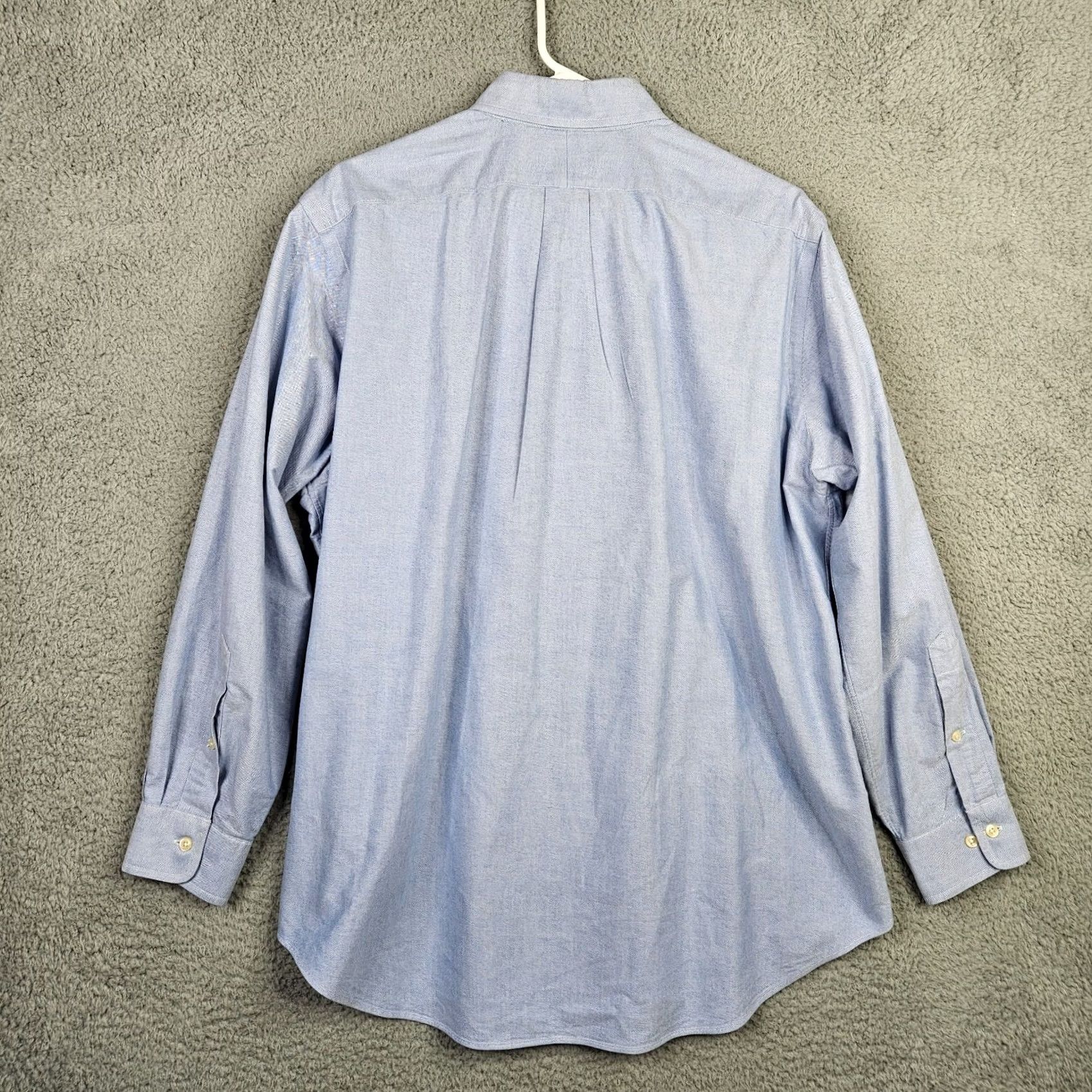 Ralph Lauren Ralph Lauren Classic Fit Men’s blue button up Casual Shirt Size 16 - Button-Up - Long Sleeve - Cotton - Regular Fit - Men Size US L / EU 52-54 / 3 - 7 Thumbnail