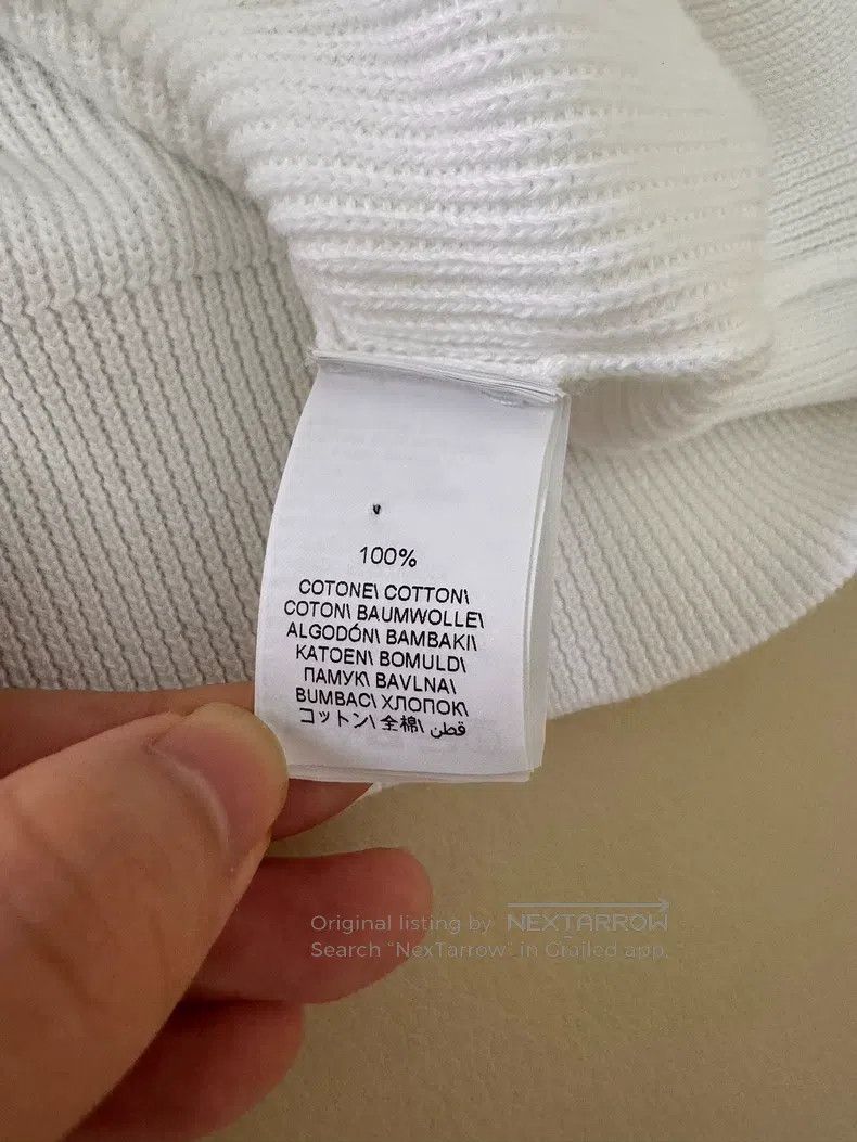 Brunello Cucinelli Brunello Cucinelli Pure White Knit Top Size XS / US 0-2 / IT 36-38 - 5 Thumbnail