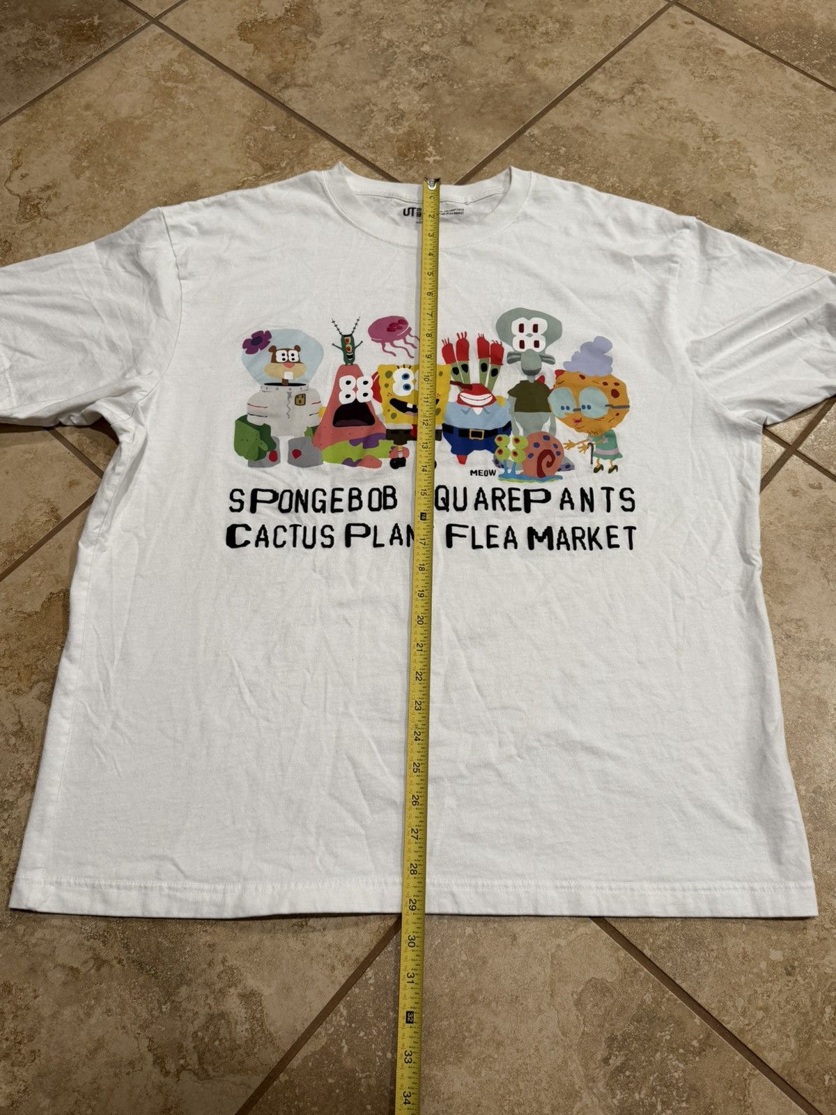 Uniqlo Uniqlo x CPFM SpongeBob SquarePants UT Shirt Size US XL / EU 56 / 4 - 5 Thumbnail