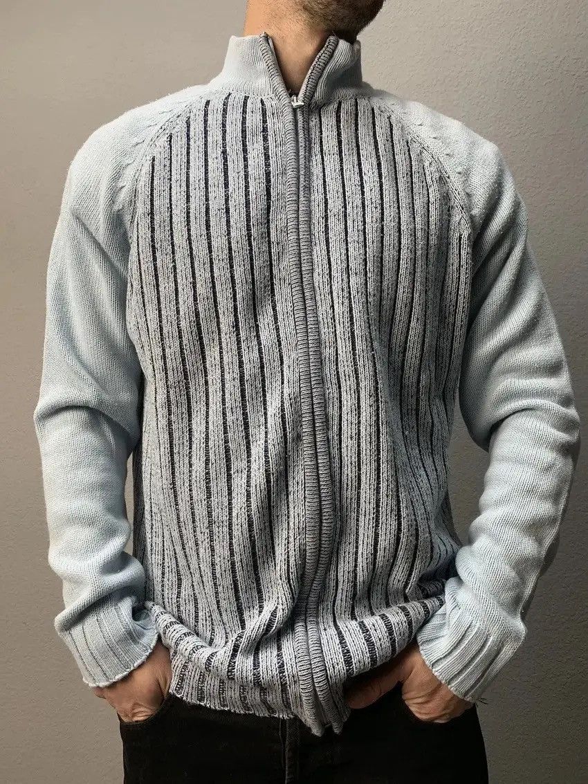 Diesel × Japanese Brand Vintage Y2K Diesel Distressed Faded Effect sweater skulls Size US L / EU 52-54 / 3 - 1 Thumbnail