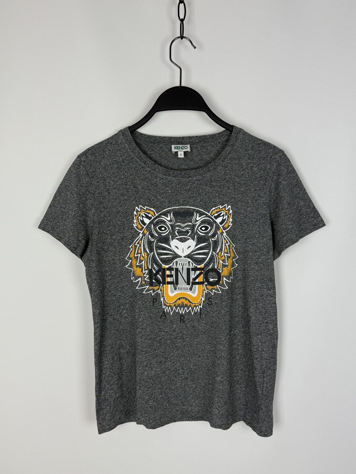 Kenzo Kenzo Melange Gray Tiger Logo Graphic T-Shirt S Size S / US 4 / IT 40 - 3 Thumbnail