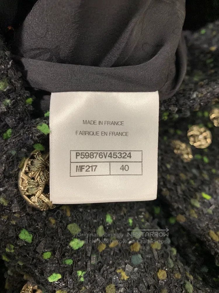 Chanel Chanel Forest Series Tibetan Blue Carved Buckle Long Coat Size XXS / US 00 / IT 34 - 5 Thumbnail