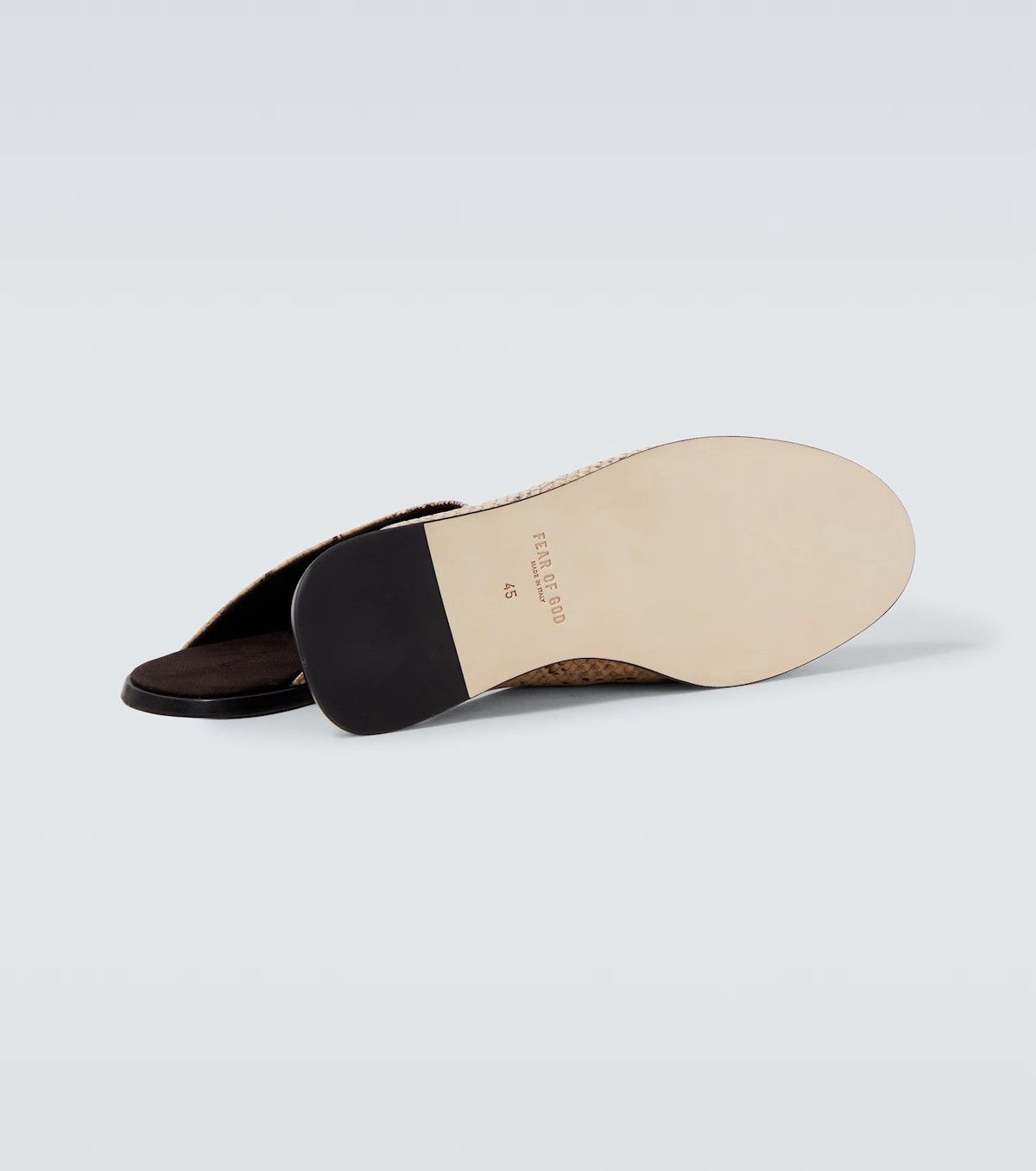 Fear of God Fear of God Snake effect Leather Mules Size US 10 / EU 43 - 10 Thumbnail