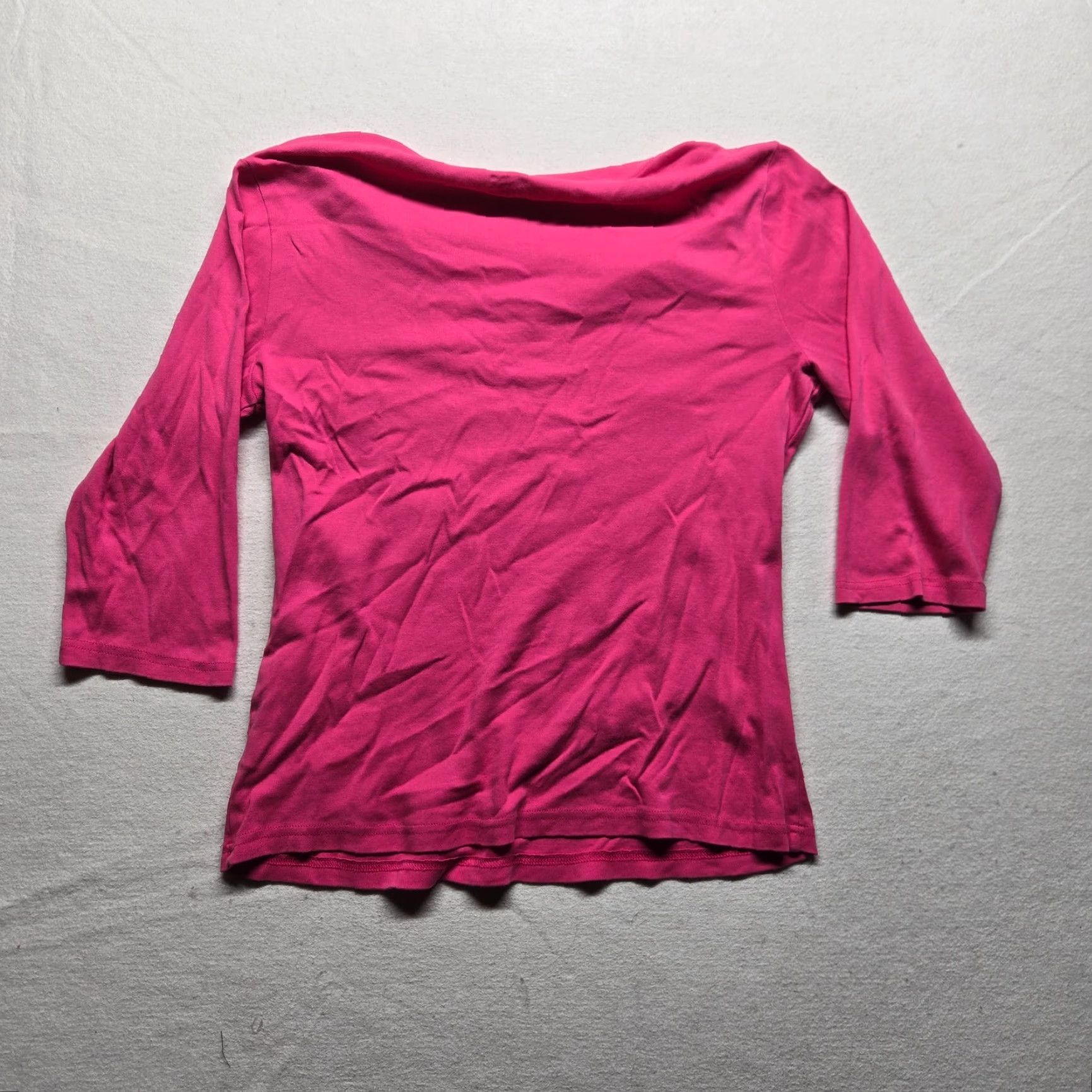 Vintage STYLE & CO SPORT Pink Floral 3/4 Sleeve Pullover Top Size L Womens Size L / US 10 / IT 46 - 7 Thumbnail