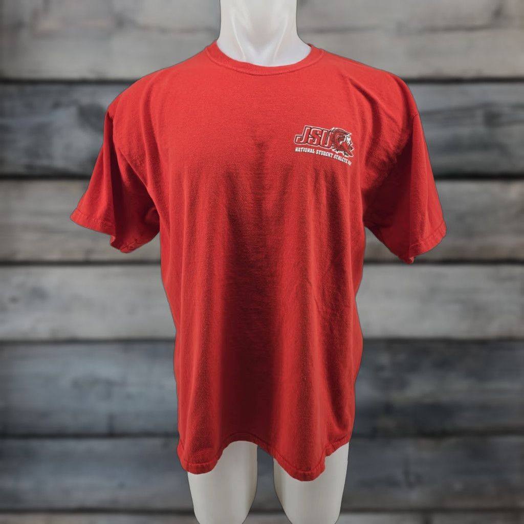 Gildan VINTAGE Jacksonville State JSU Gamecocks T-Shirt Red XL Mens Day Size US XL / EU 56 / 4 - 1 Thumbnail