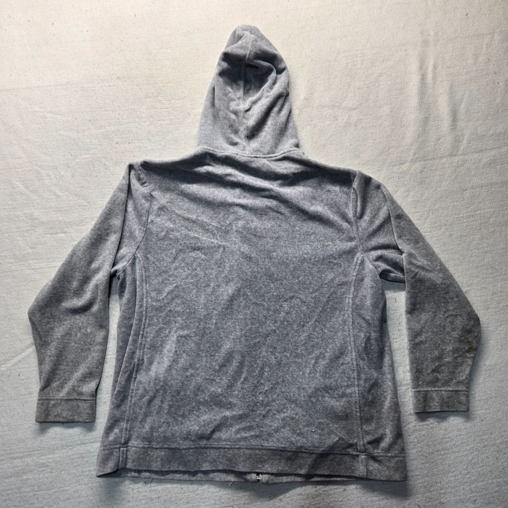 Vintage Bobbie Brooks Gray Hoodie Women's Size L Large Sweater Pullover Casual - Adult Size L / US 10 / IT 46 - 8 Thumbnail
