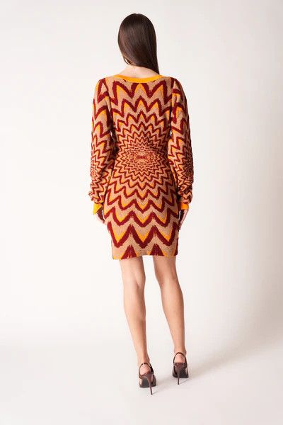Marni o1y1025 Mini Dress in Multicolor Size XS / US 0-2 / IT 36-38 - 4 Thumbnail
