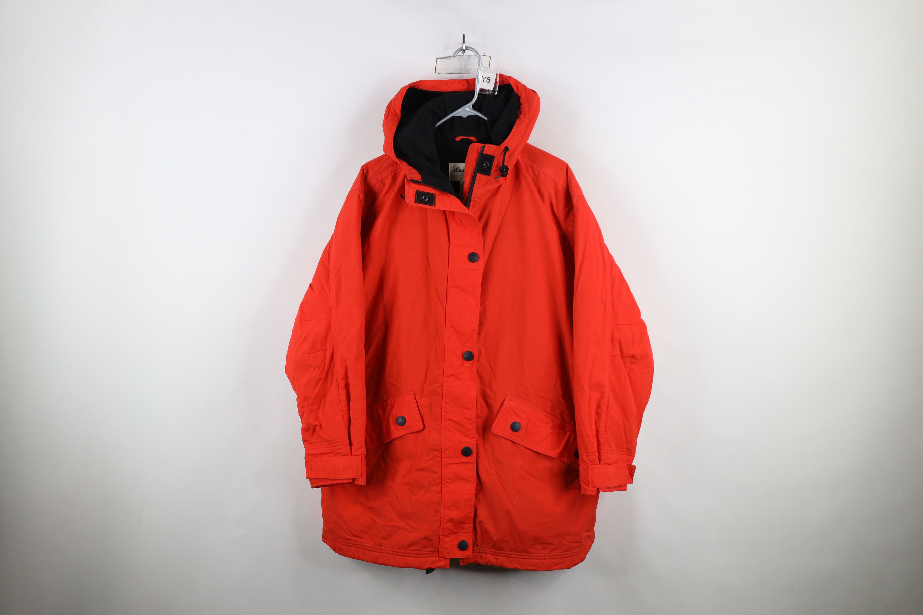 Eddie Bauer × Vintage Vintage 90s Eddie Bauer Lined Hooded Full Zip Parka Jacket Size M / US 6-8 / IT 42-44 - 1 Thumbnail