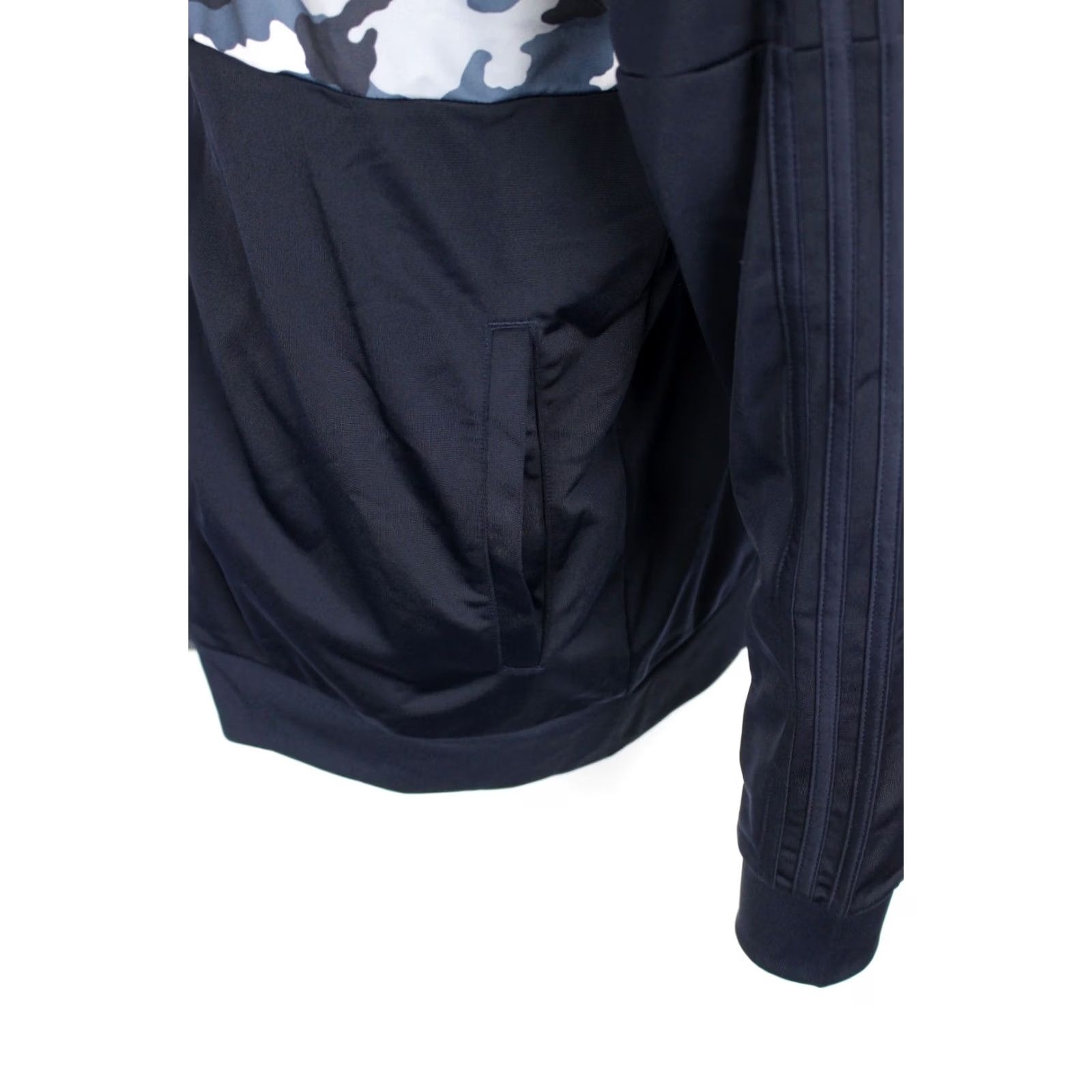 Adidas Adidas Men's Trio Track Jacket Full Zip L Large Legend Ink Camo Size US L / EU 52-54 / 3 - 5 Thumbnail