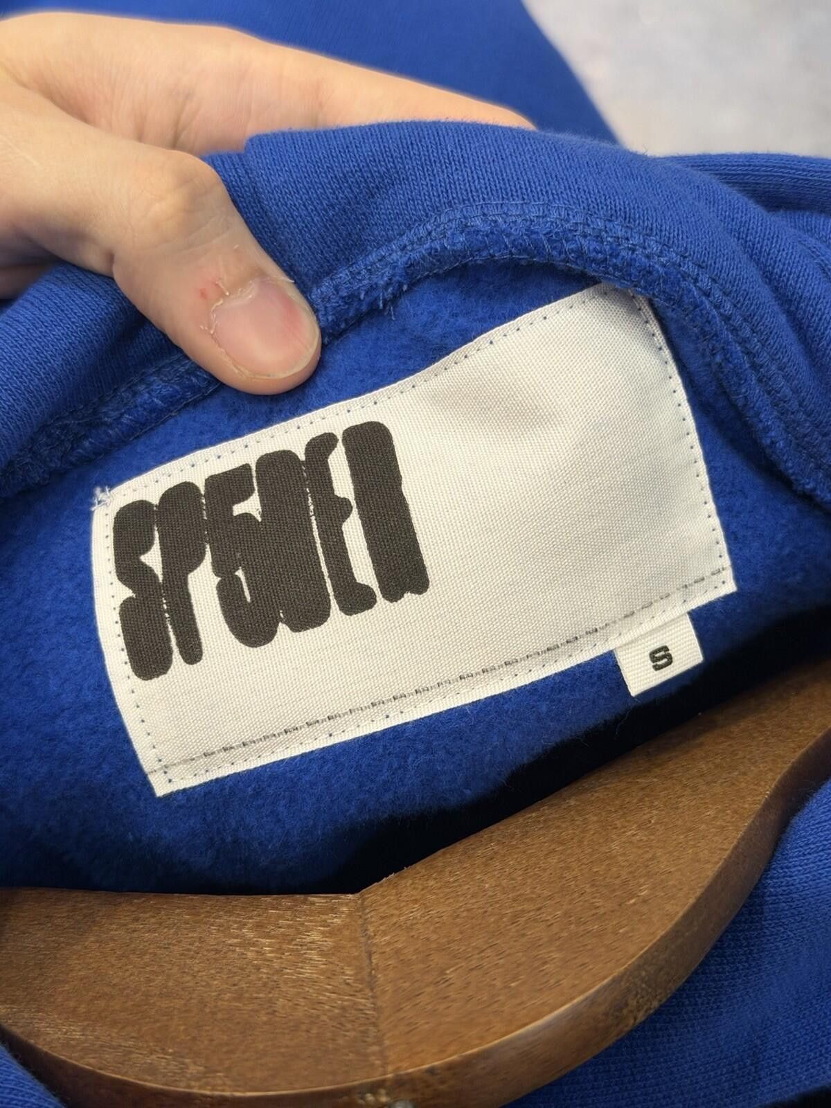 Sp5der Sp5der Stone Hoodie Size (Small) 2026 Blue VVS Size US S / EU 44-46 / 1 - 8 Thumbnail