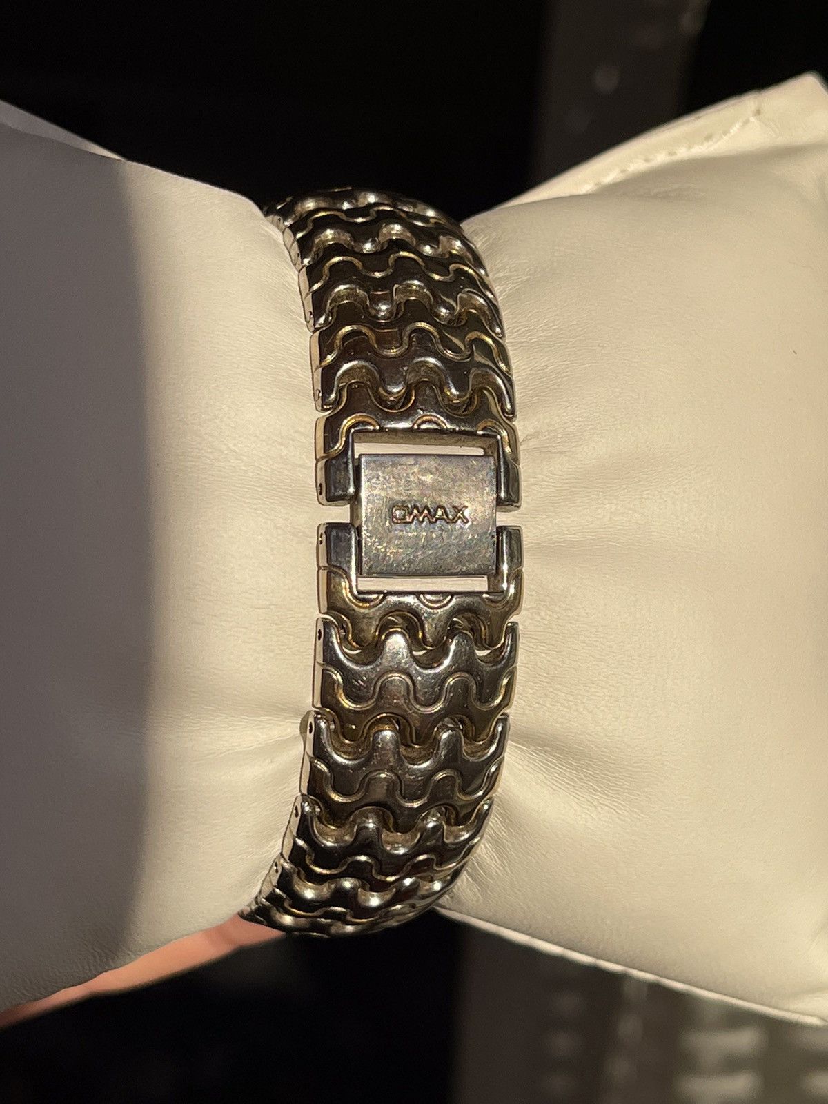 Hysteric Glamour × Japanese Brand × Vintage ⛓⌚️Vintage Chain futuristic style Watch Unisex heavy bracelet Size ONE SIZE - 8 Thumbnail