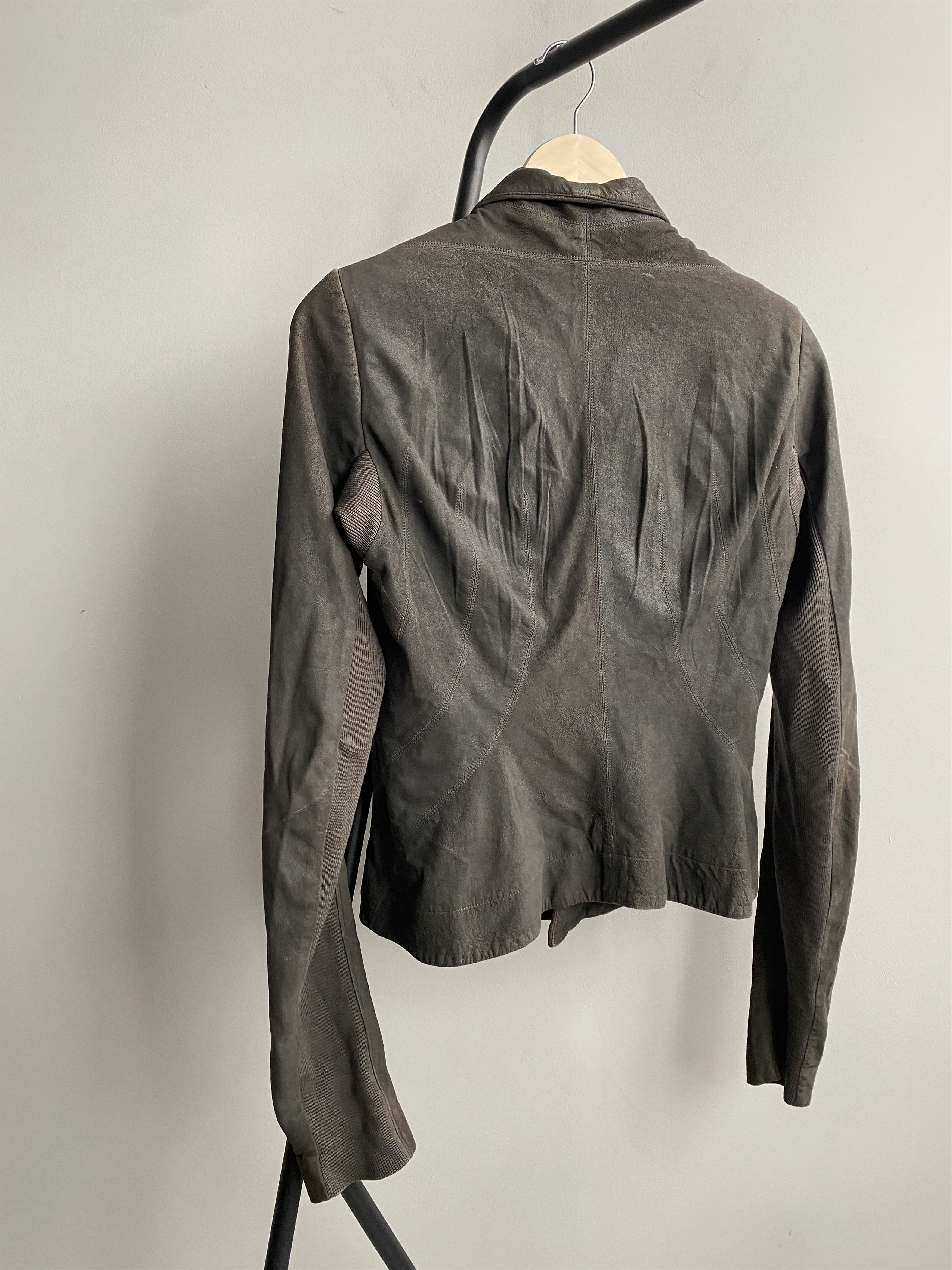 Rick Owens Rick Owens Princess Shawl-Collar Leather DRKSHDW UK10 / US8 Size L / US 10 / IT 46 - 8 Thumbnail