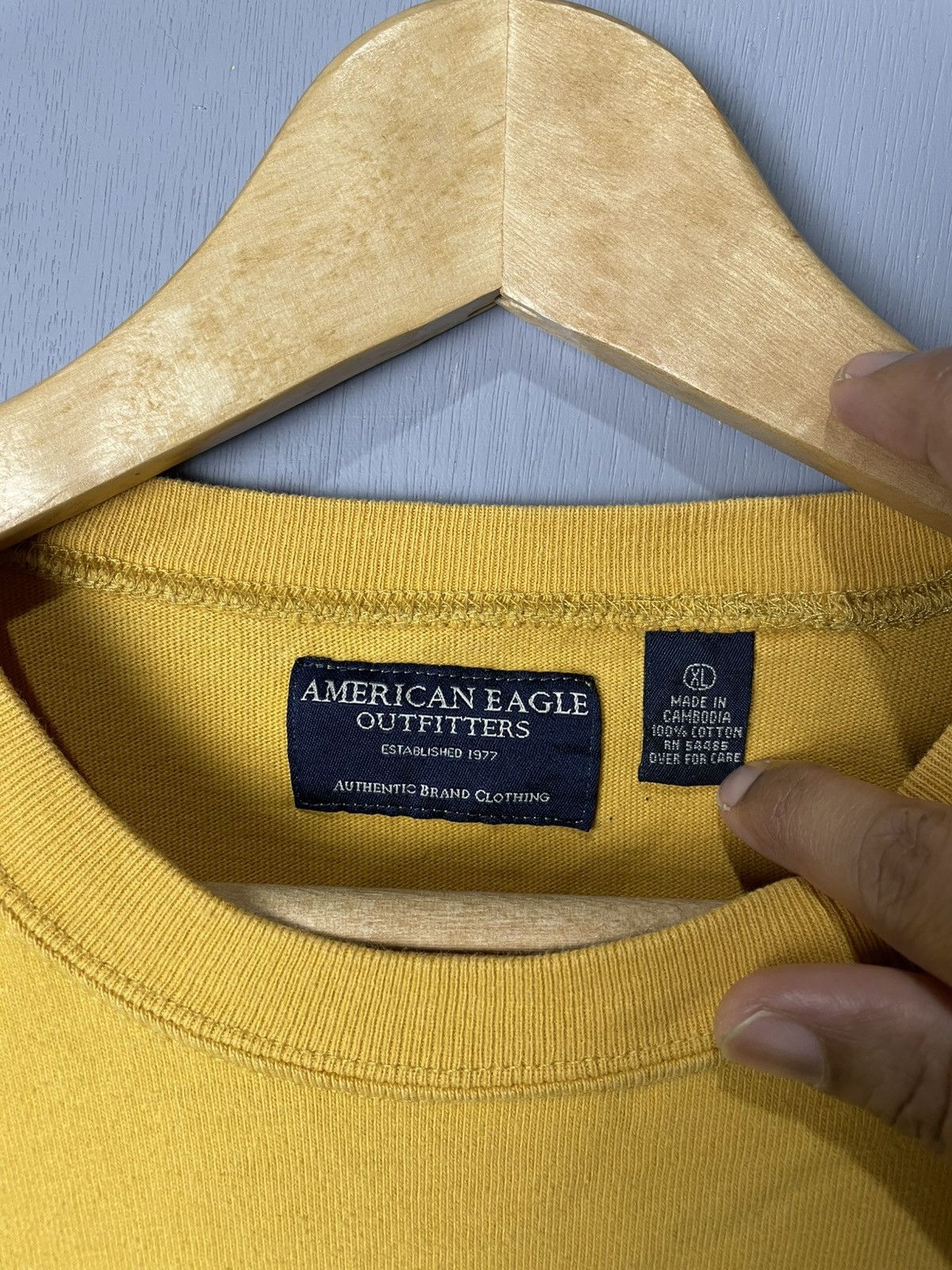 American Eagle Outfitters Vintage American Eagles Outfitters long sleeve footballshirt Size US XL / EU 56 / 4 - 4 Thumbnail