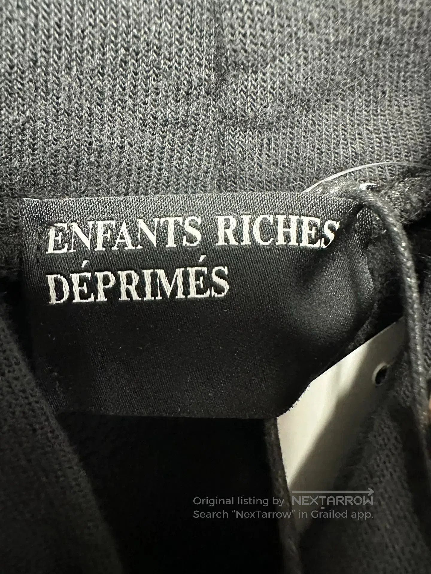 Enfants Riches Deprimes ERD 24SS Fallen Angel Distressed Hoodie. Size US L / EU 52-54 / 3 - 5 Thumbnail