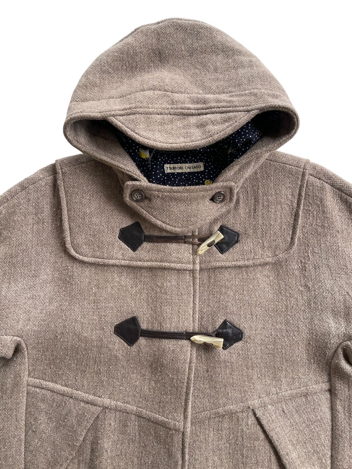 Issey Miyake Tsumori Chisato Wool Duffle Coat Size M / US 6-8 / IT 42-44 - 5 Thumbnail